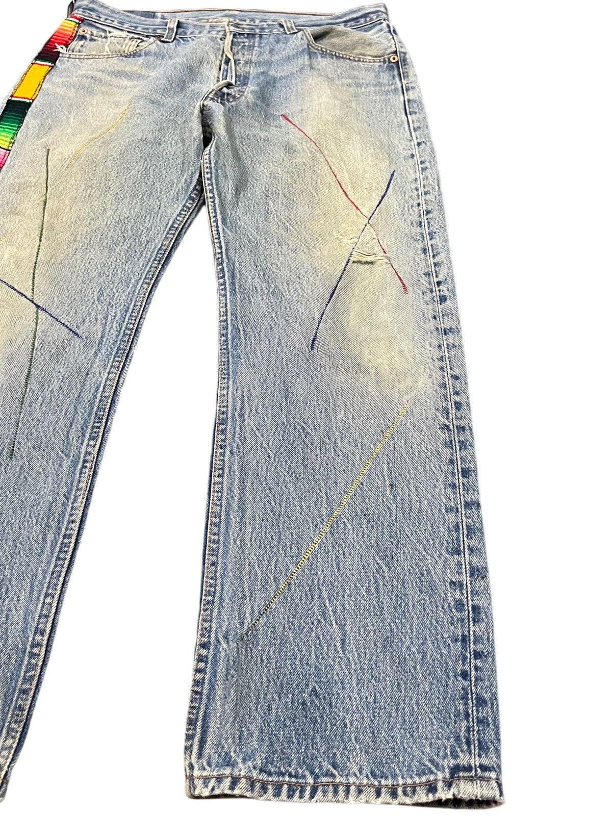 Sifury Vintage Levi’s 501 x Sifury Remake Custom Denim Size US 33 - 3 Thumbnail