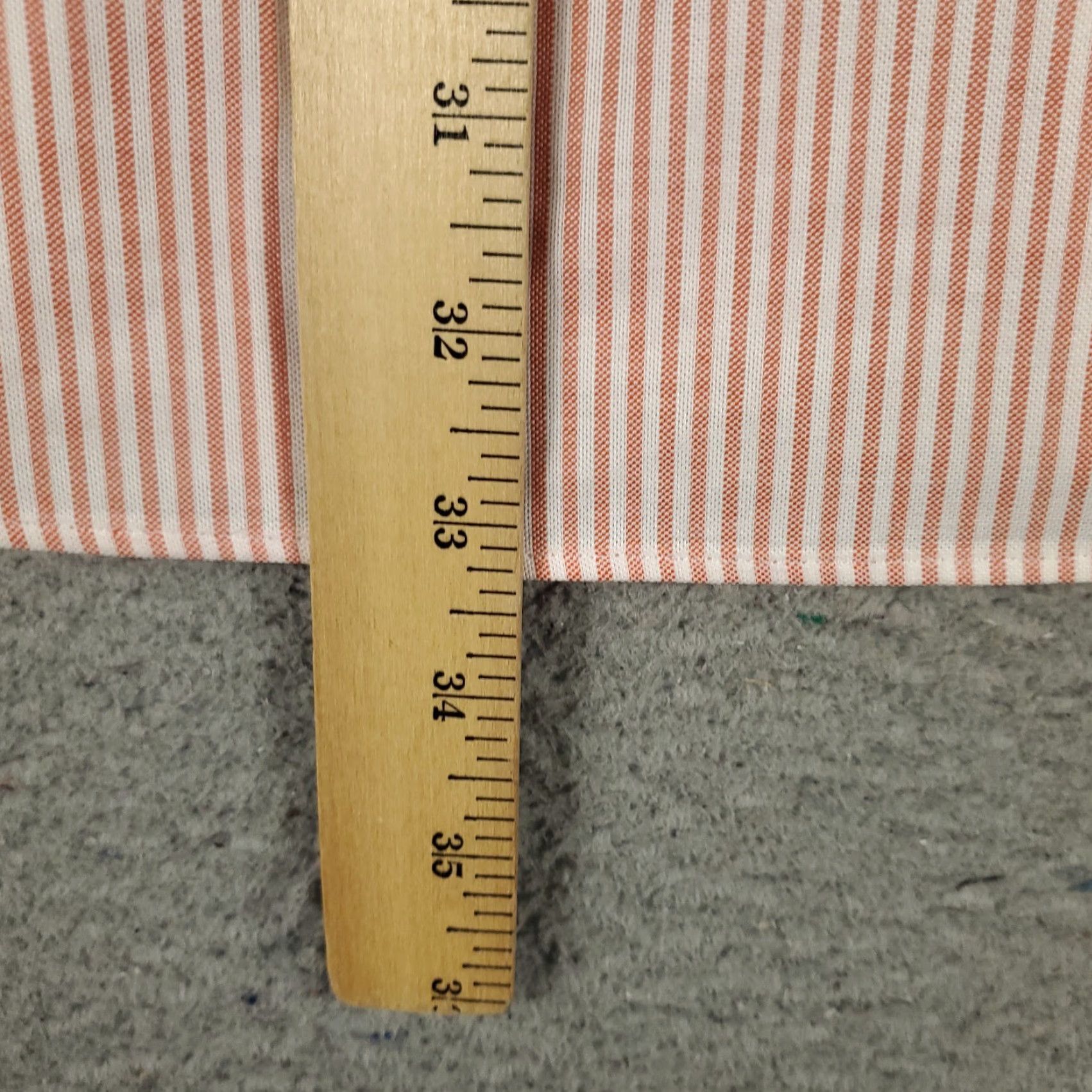 Brooks Brothers Brooks Brothers Shirt Mens XL Orange Striped Button-Up Long Sleeve Size US XL / EU 56 / 4 - 5 Thumbnail