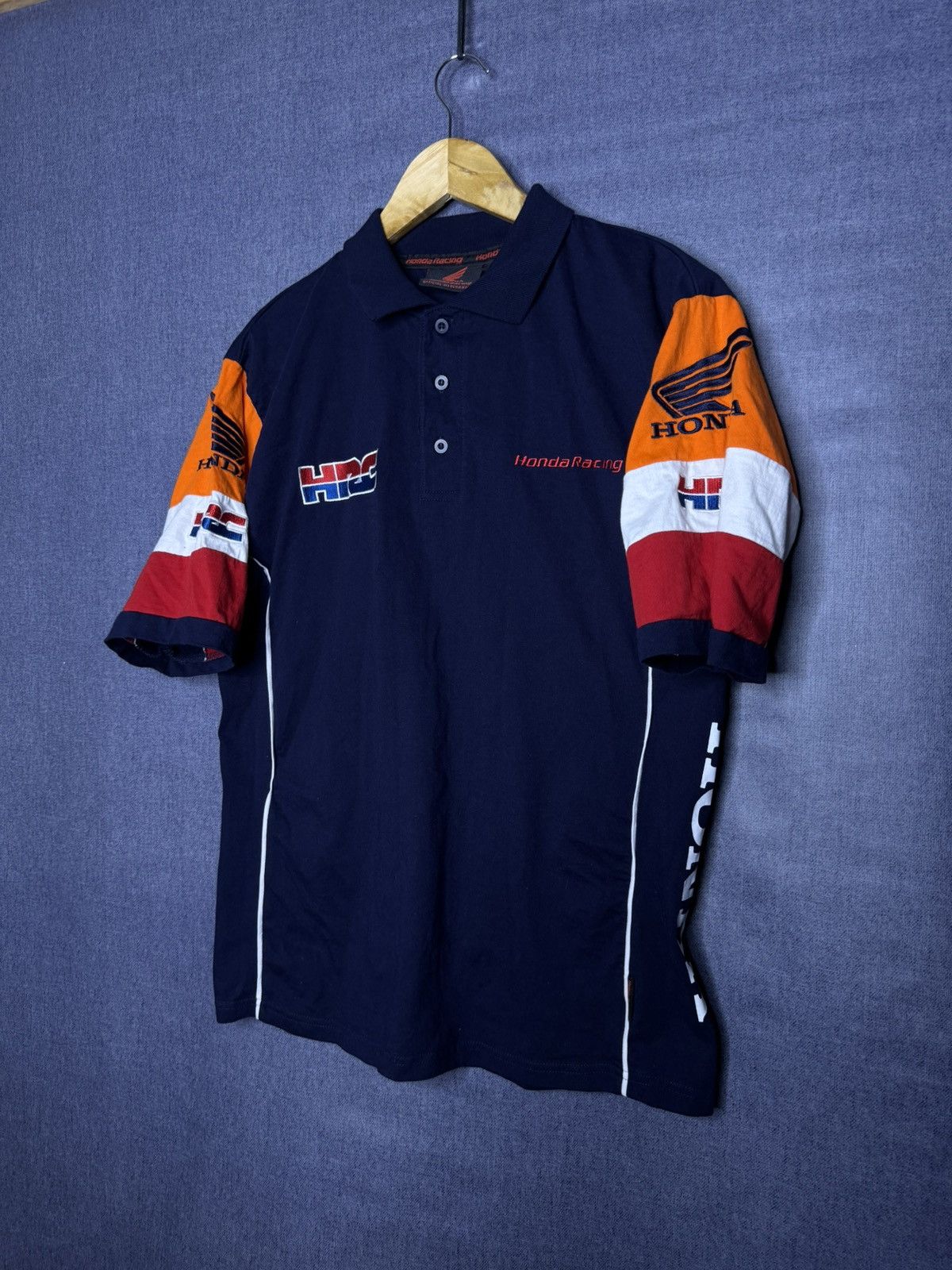 Honda Vintage Honda Racing Polo Shirt Racing Formula 1 Nascar Size US S / EU 44-46 / 1 - 2 Thumbnail
