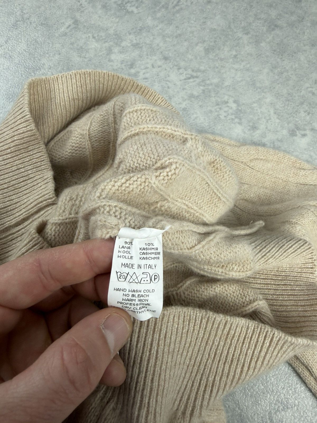Other Cellini Wool Cashmere Cable Knit Sweater Size 5 Size US L / EU 52-54 / 3 - 8 Thumbnail