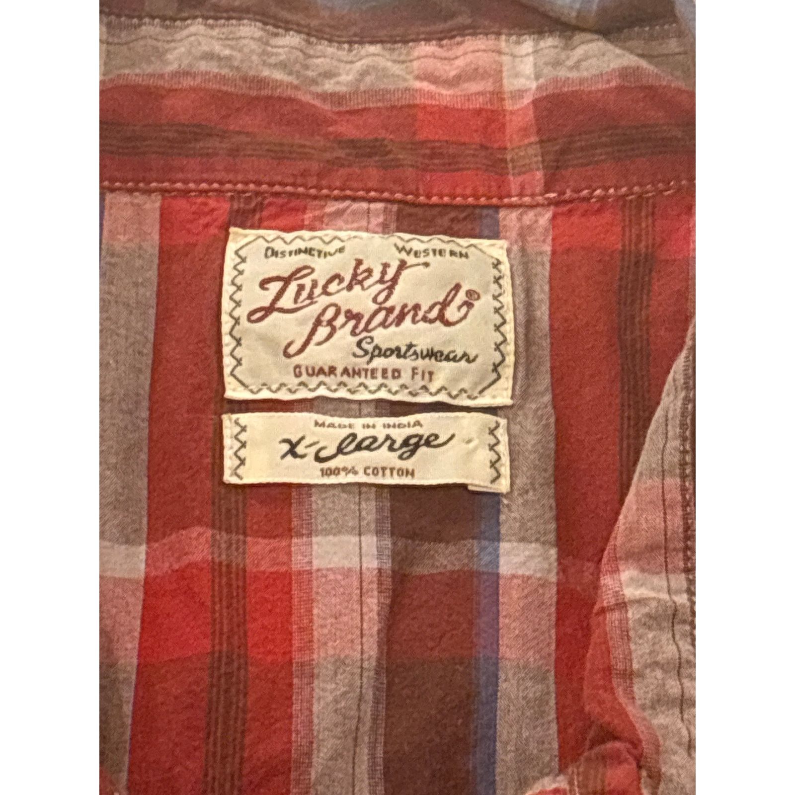 Lucky Brand Lucky Brand Pearl Snap Shirt Size US XL / EU 56 / 4 - 2 Thumbnail