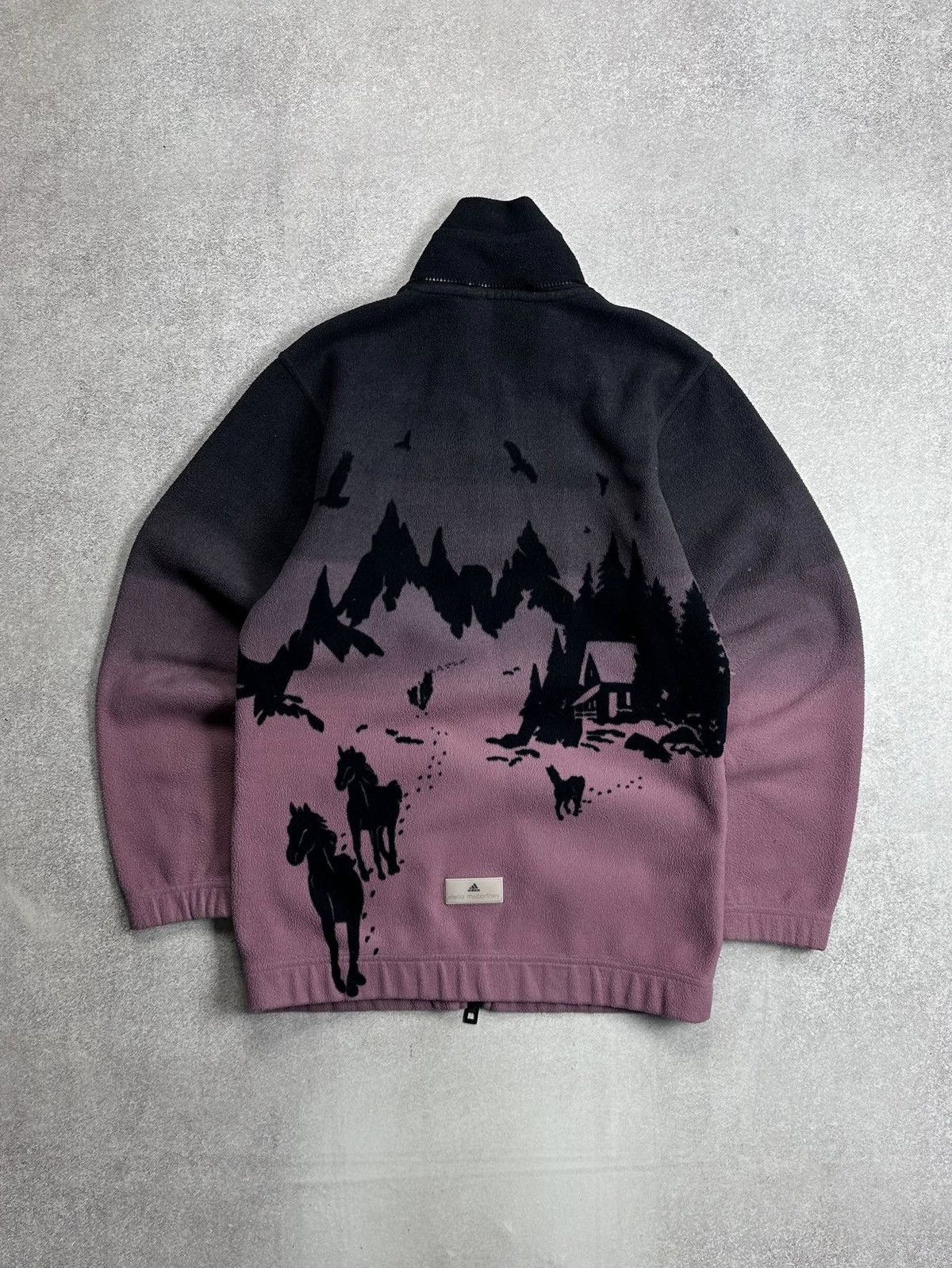 Stella McCartney Vintage Stella McCartney Horses Pink Shepa Fleece M Size US M / EU 48-50 / 2 - 5 Thumbnail