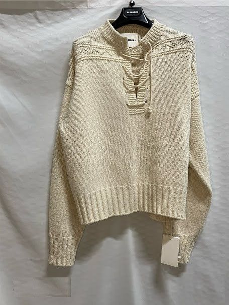 Jil Sander o1loc1c1224 Sweater in White Size XL / US 12-14 / IT 48-50 - 1 Preview