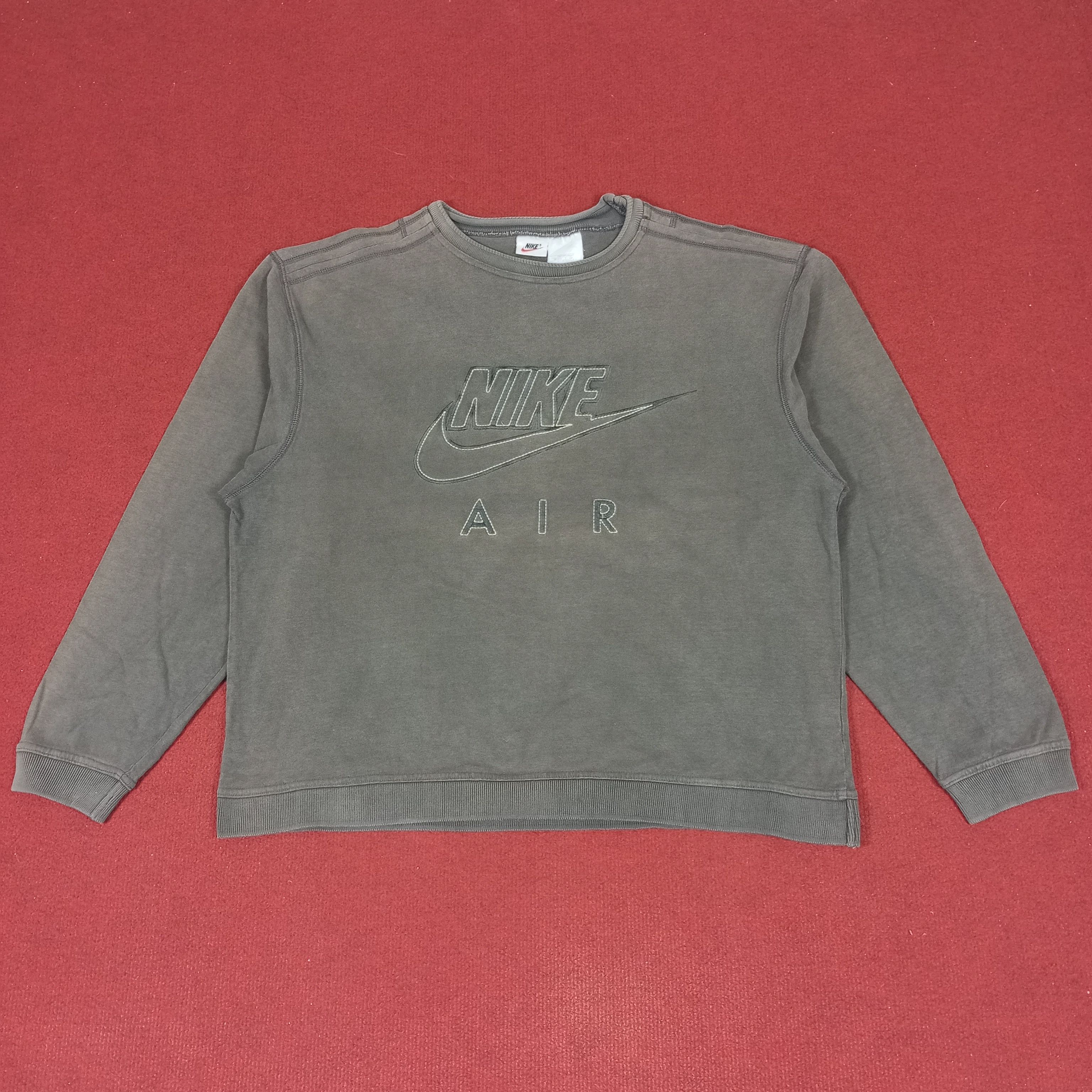 Nike × Vintage Nike Air Streetwear Style Sweatshirt Size US L / EU 52-54 / 3 - 1 Thumbnail