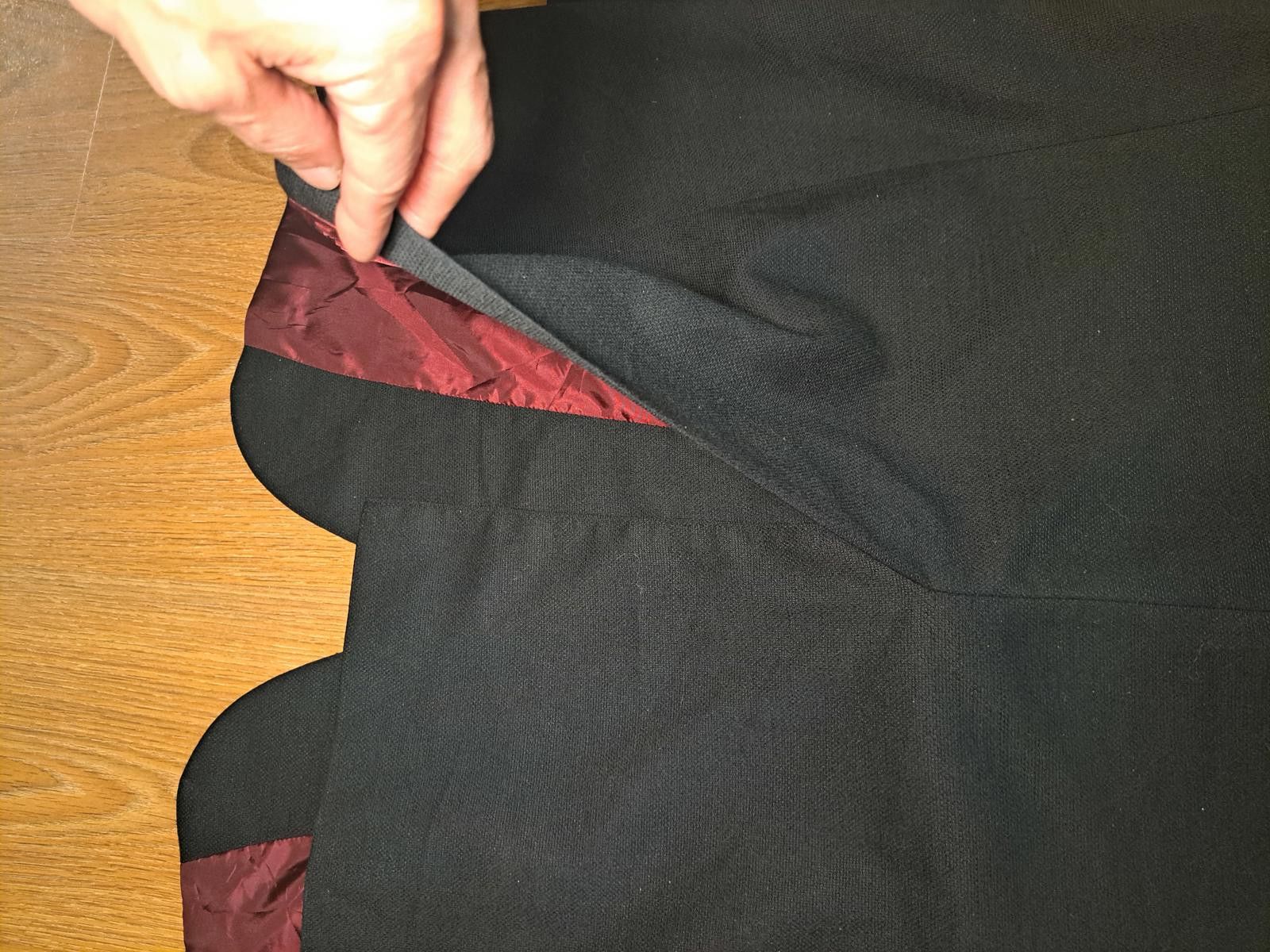 Hart Schaffner Marx Hart Schaffner Marx Blazer Mens 48L Black Silver Buttons Size 48L - 7 Thumbnail