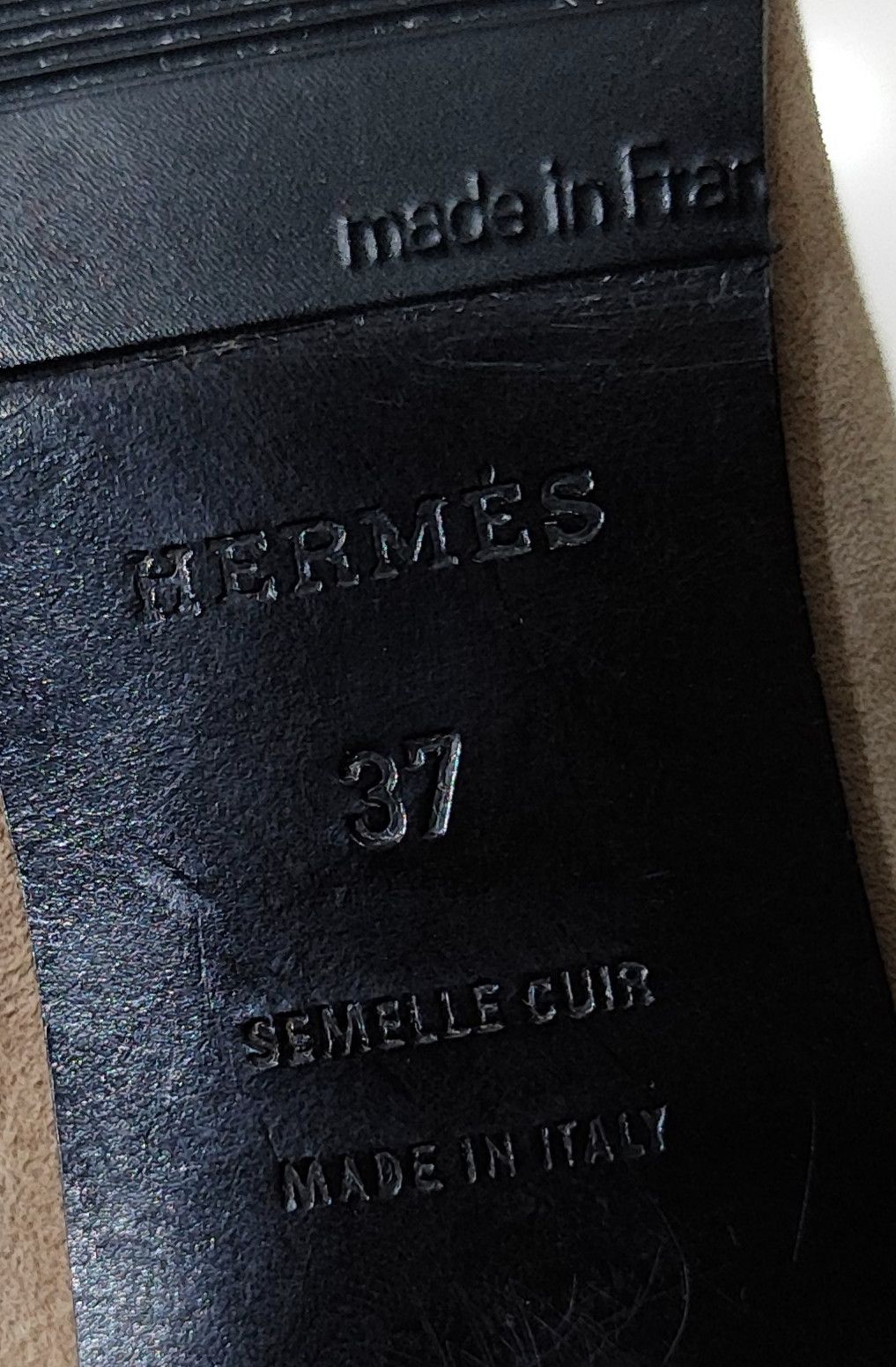 Hermes Hermès H Suede Ankle Boots Brown Size US 7 / IT 37 - 8 Thumbnail