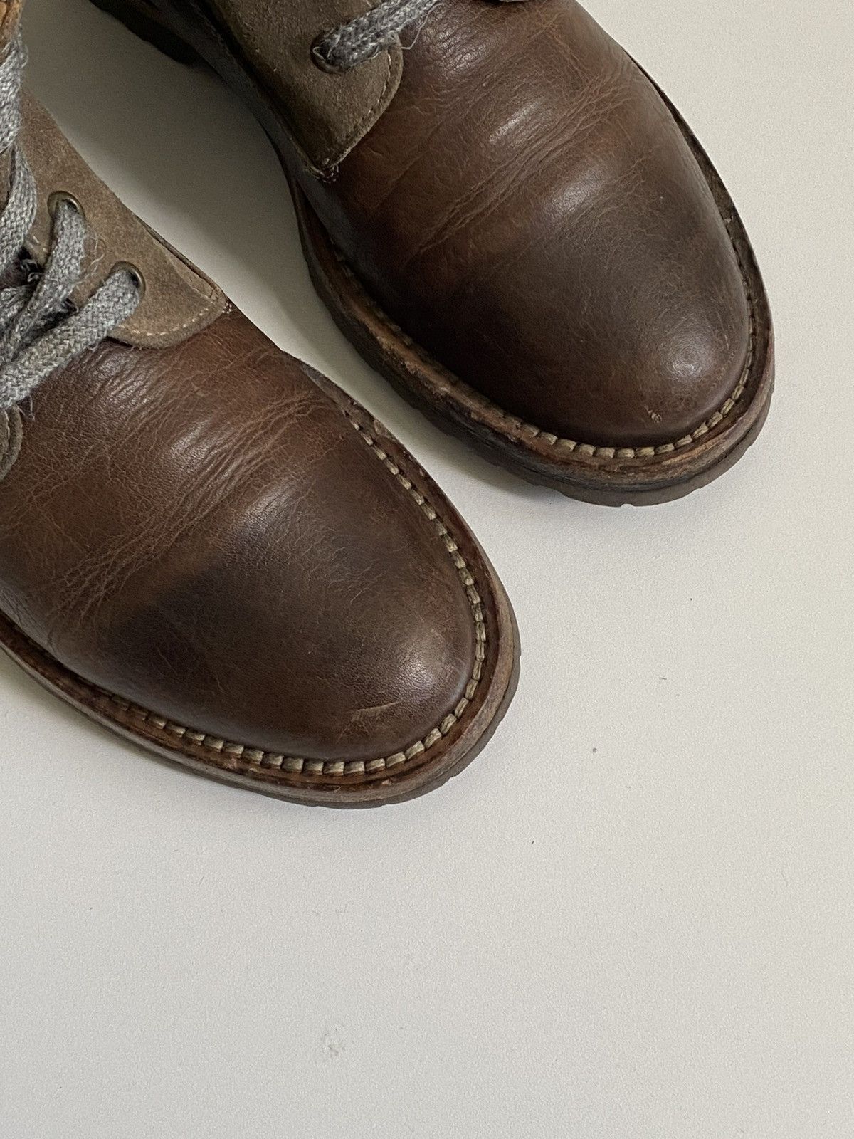 Brunello Cucinelli Brunello Cucinelli Shearling Lined Leather Winter Boots Y2k Size US 8 / IT 38 - 8 Thumbnail
