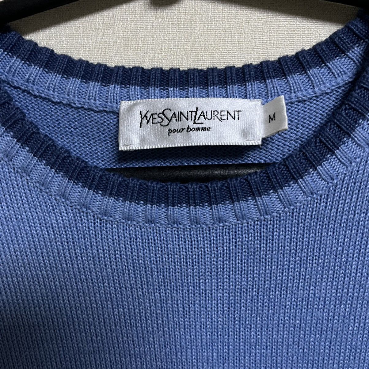 Navy/Blue YSL Sweater Big Logo YSL Sweatshirt