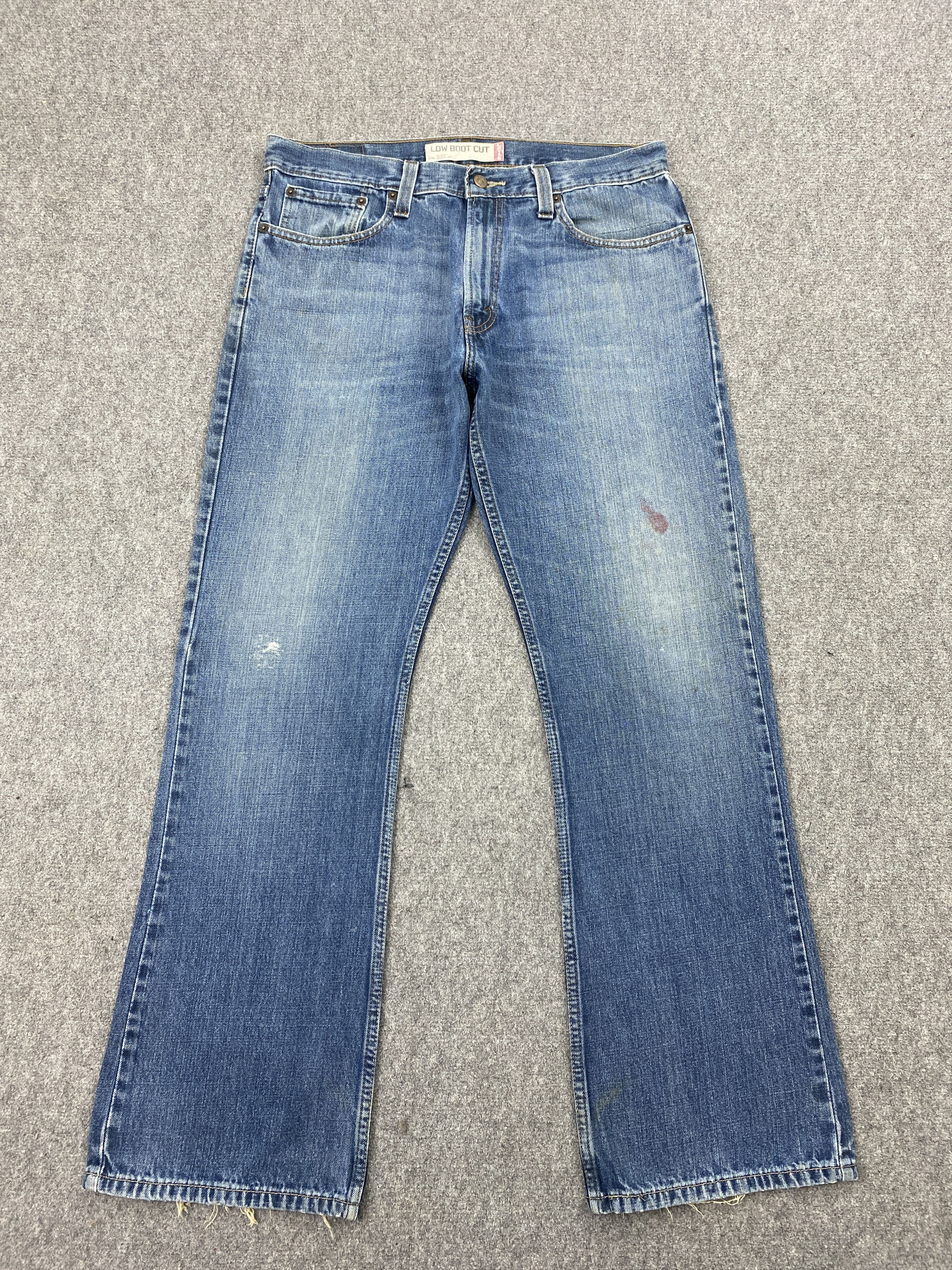 image of Levis x Vintage Faded Blue Vintage Levi's 527 Bootcut Jeans in Blue Denim, Men's (Size 35)