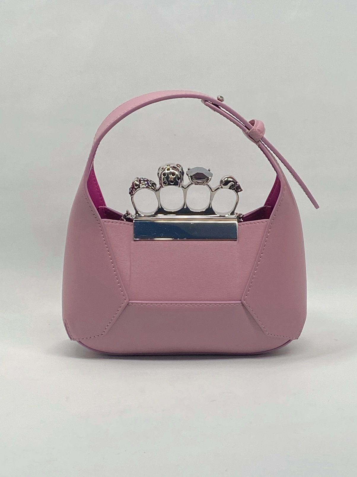 Alexander McQueen Alexander McQueen Skull Jeweled Mini Chain Hobo Bag Size ONE SIZE - 11 Thumbnail