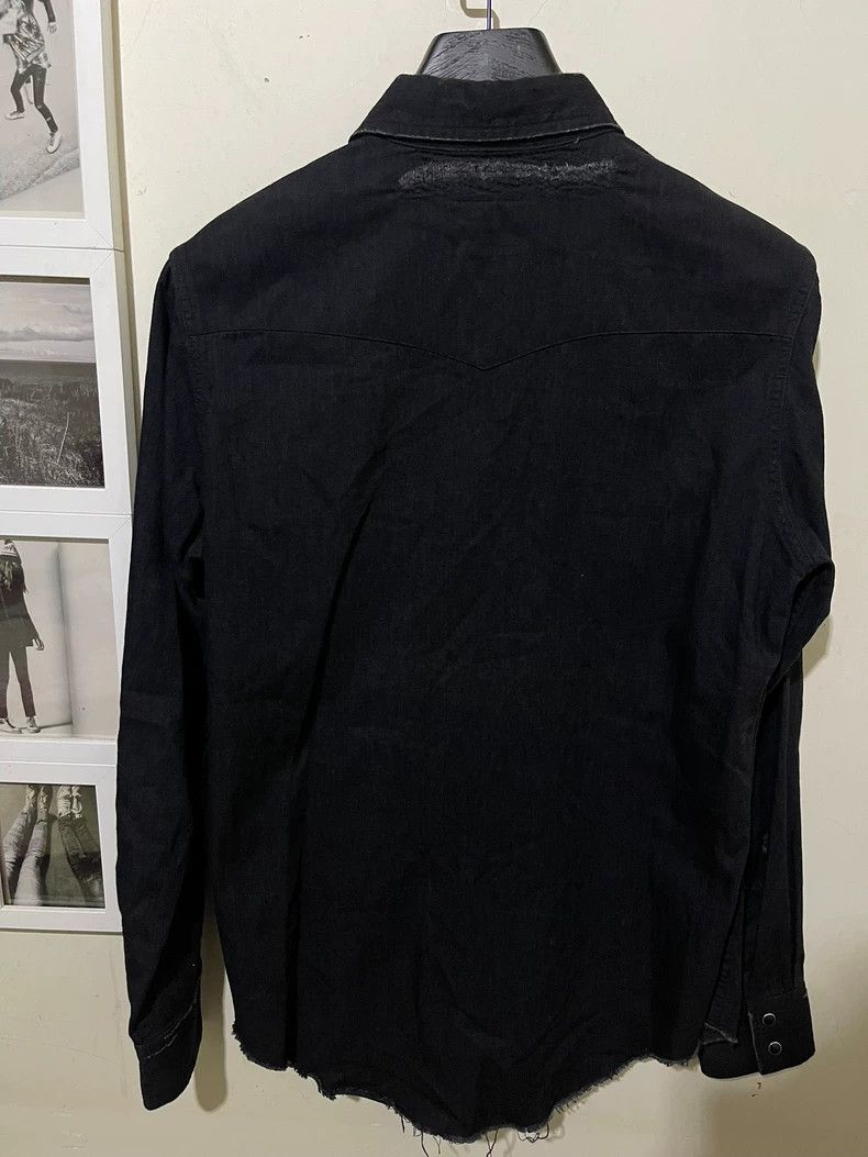 Saint Laurent Paris saint Laurent paris16ss Genuine Cat's Eye Black Shirt 2503 Size US M / EU 48-50 / 2 - 5 Thumbnail
