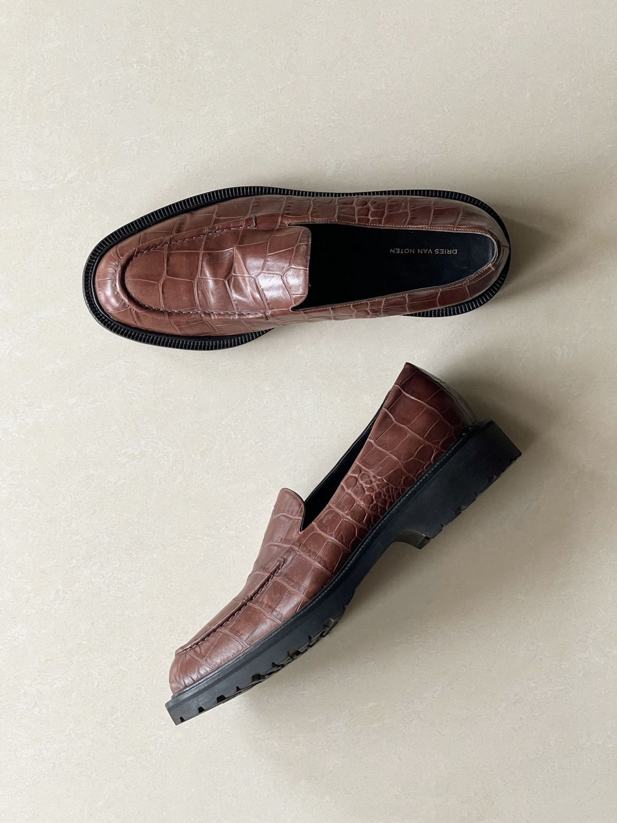 Dries Van Noten Dries Van Noten croc loafers Size US 10 / EU 43 - 4 Thumbnail