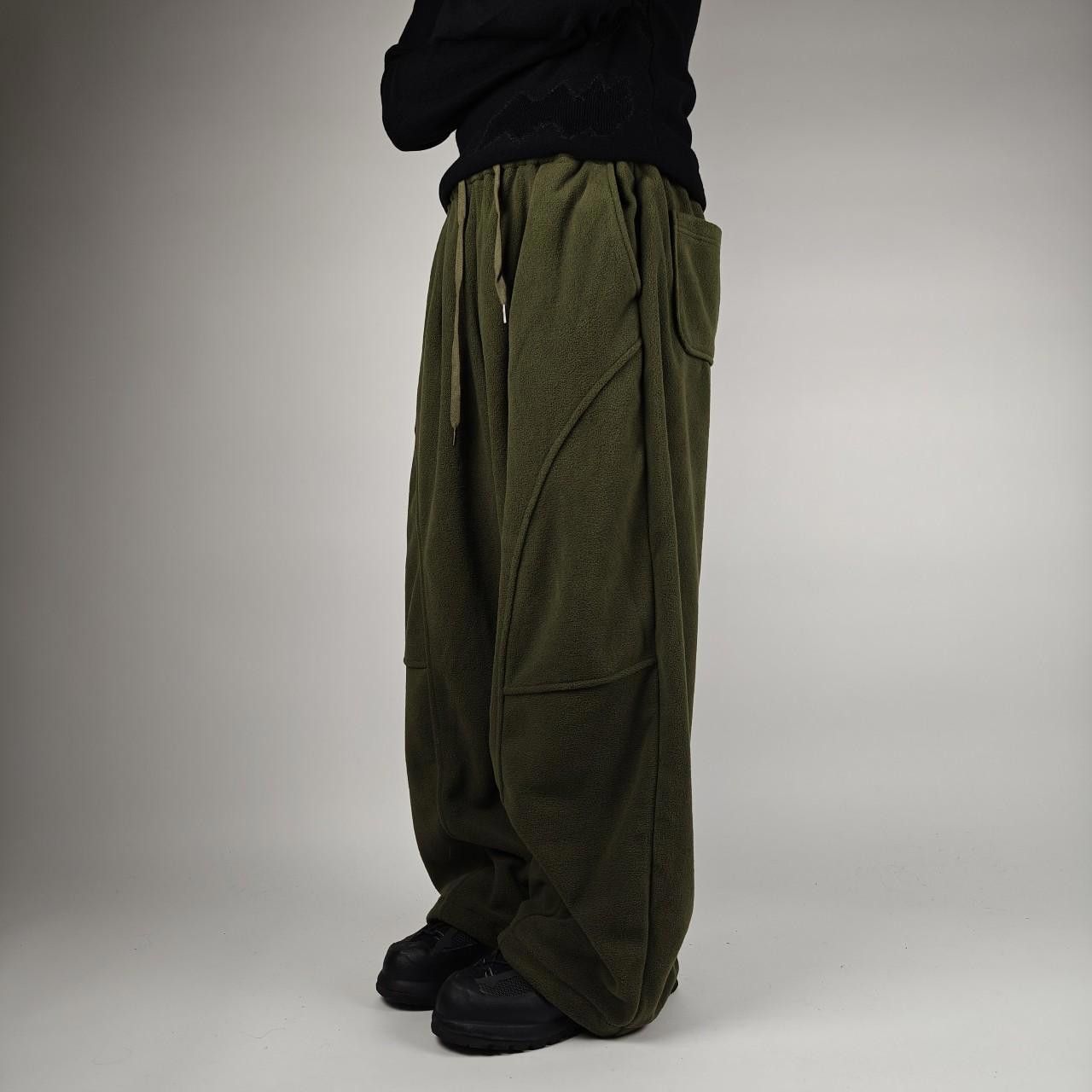 Other Green Wide Leg Panelled Joggers Size US 32 / EU 48 - 2 Thumbnail