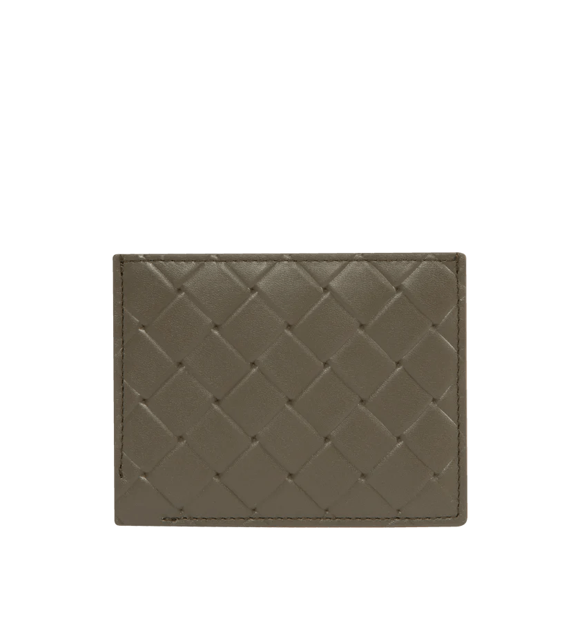 Bottega Veneta o1h1sh10526 Size: OS/Stamp Credit Card Case in Green Size ONE SIZE - 1 Thumbnail