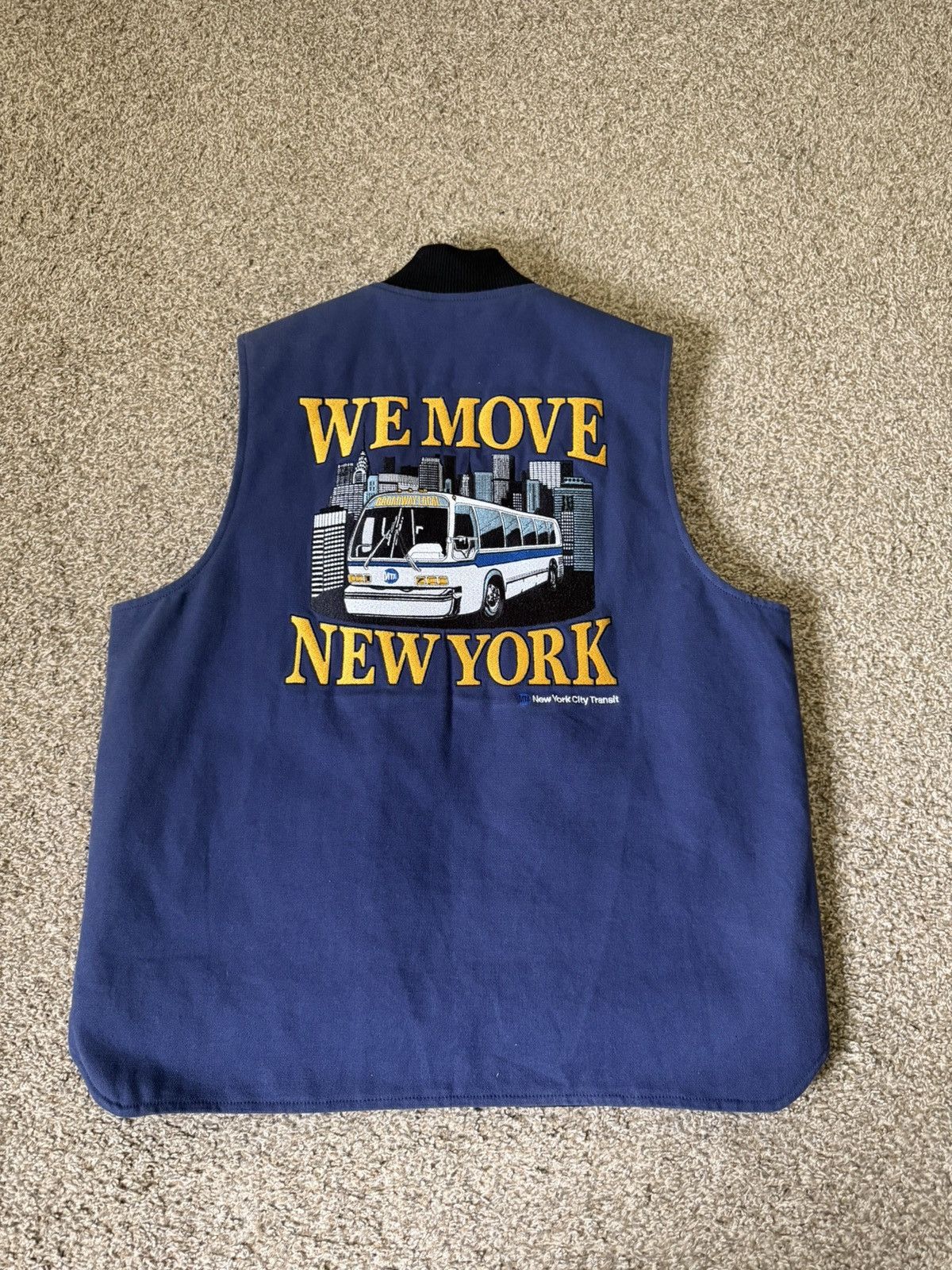Only NY MTA Transit “We move New York” vest Size US L / EU 52-54 / 3 - 1 Thumbnail