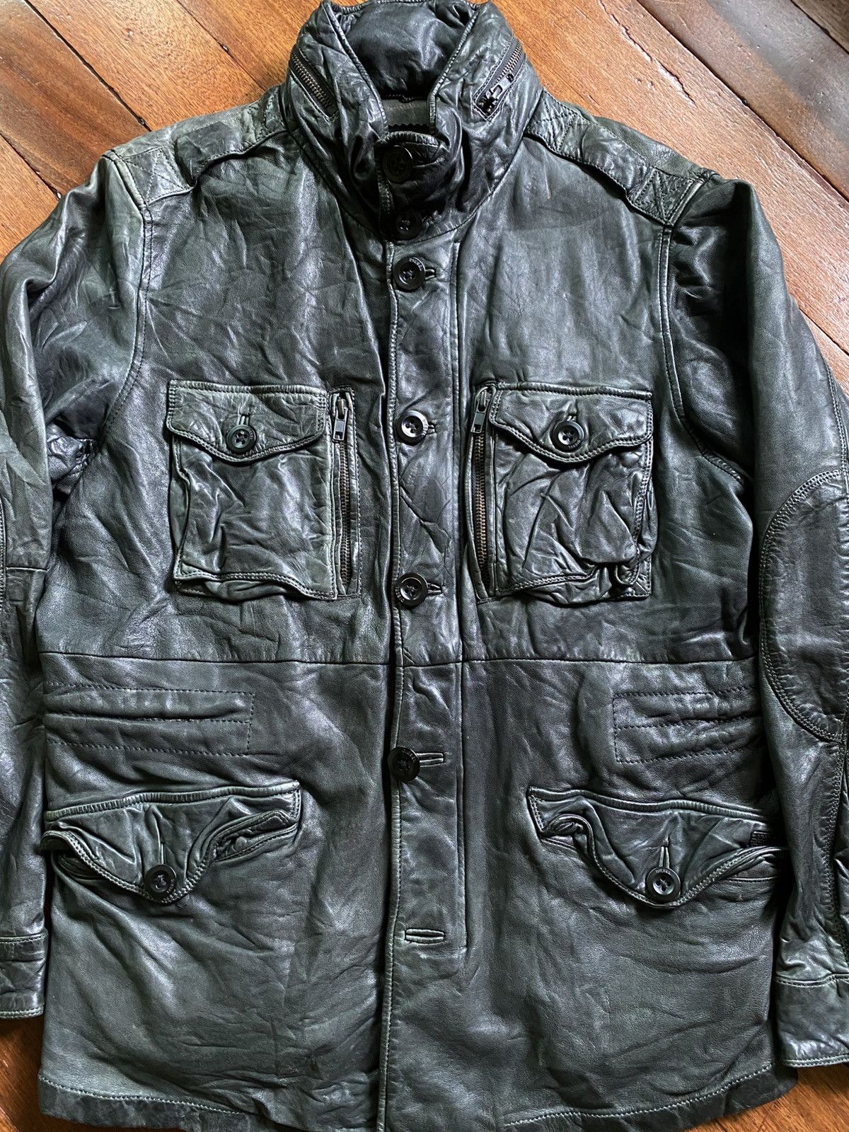 Diesel Archive Diesel Cargo Leather Jacket Size US S / EU 44-46 / 1 - 7 Thumbnail