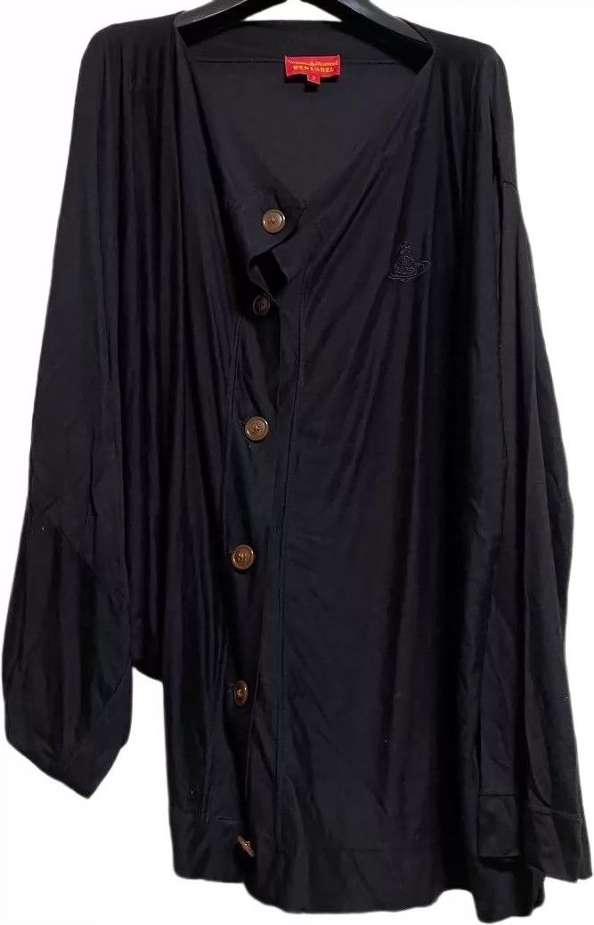 Vivienne Westwood Vivienne Westwood Irregular embroidered Saturn logo cardig Size M / US 6-8 / IT 42-44 - 2 Thumbnail