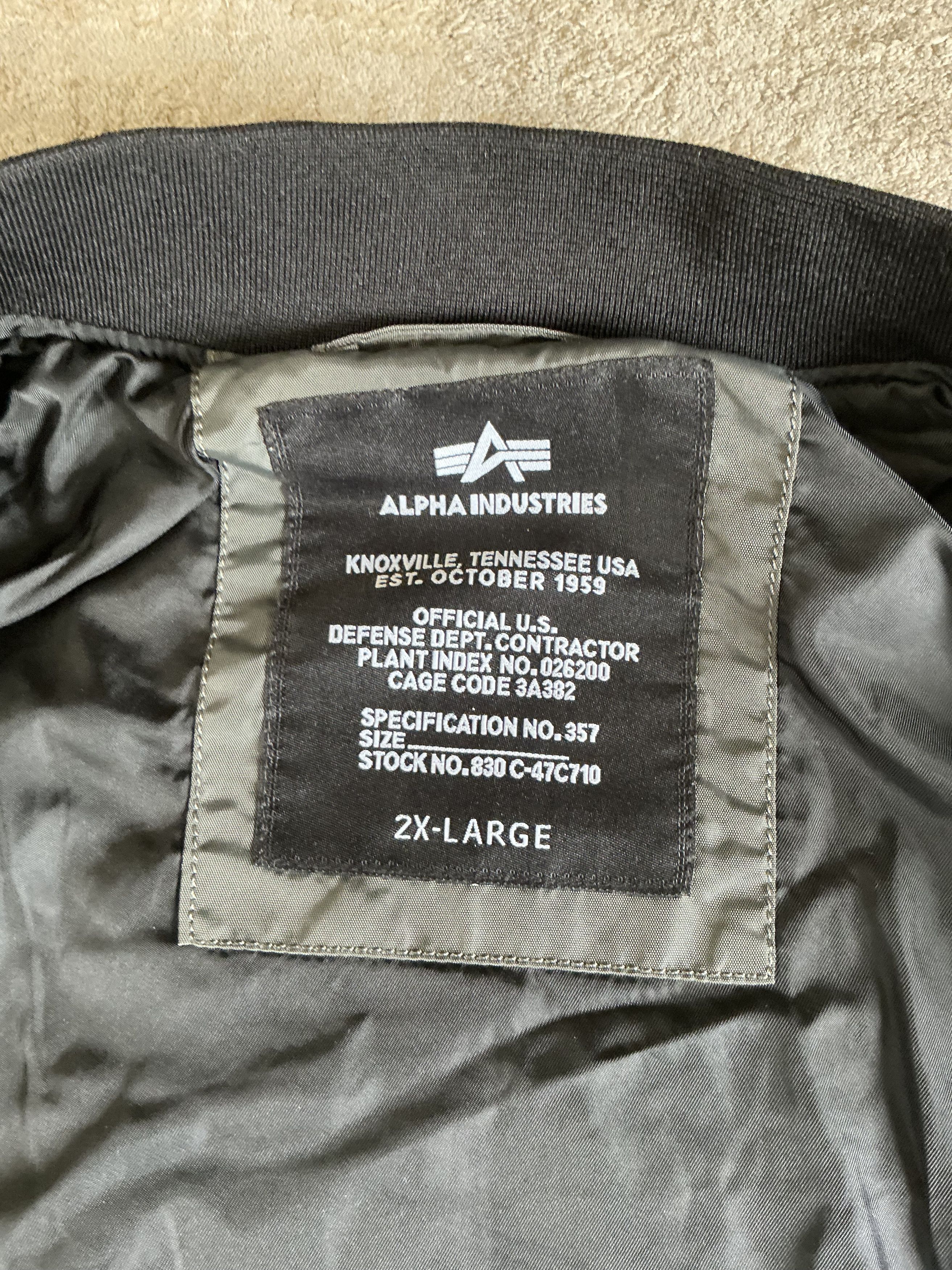 Alpha Industries Alpha Industries bomber jacket Size US XXL / EU 58 / 5 - 6 Thumbnail