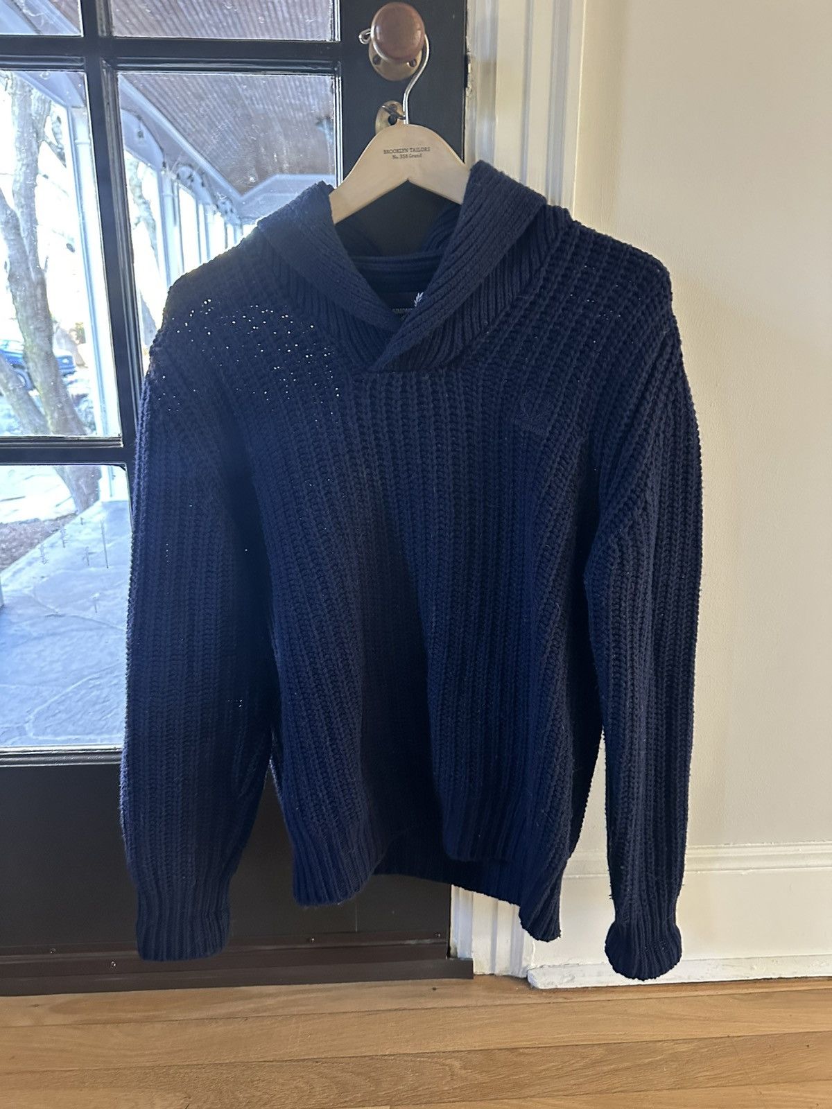 Fred Perry × Raf Simons Raf Simons x Fred Perry wool shawl neck knitwear Size US M / EU 48-50 / 2 - 4 Thumbnail