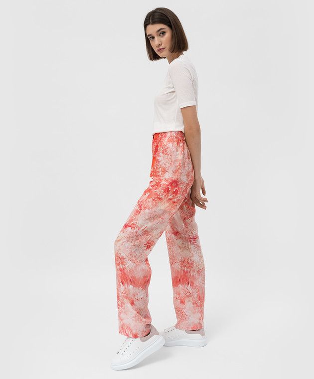 Alexander McQueen o1y0325 Pant in Coral Size 26" / US 2 / IT 38 - 3 Thumbnail