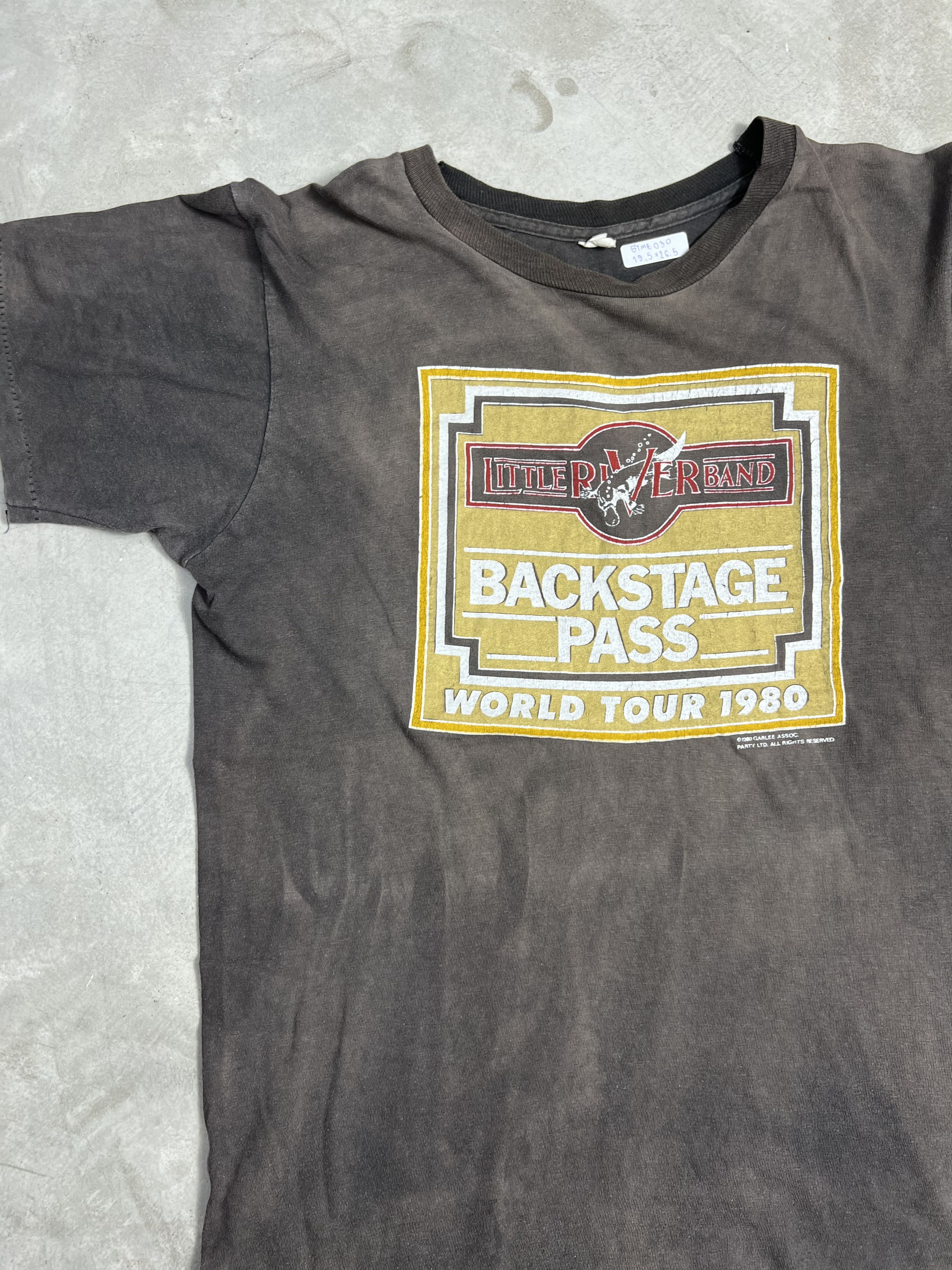Band Tees Vintage 80s Little River Band Tour Tee (L) GTME030 Size US L / EU 52-54 / 3 - 6 Thumbnail