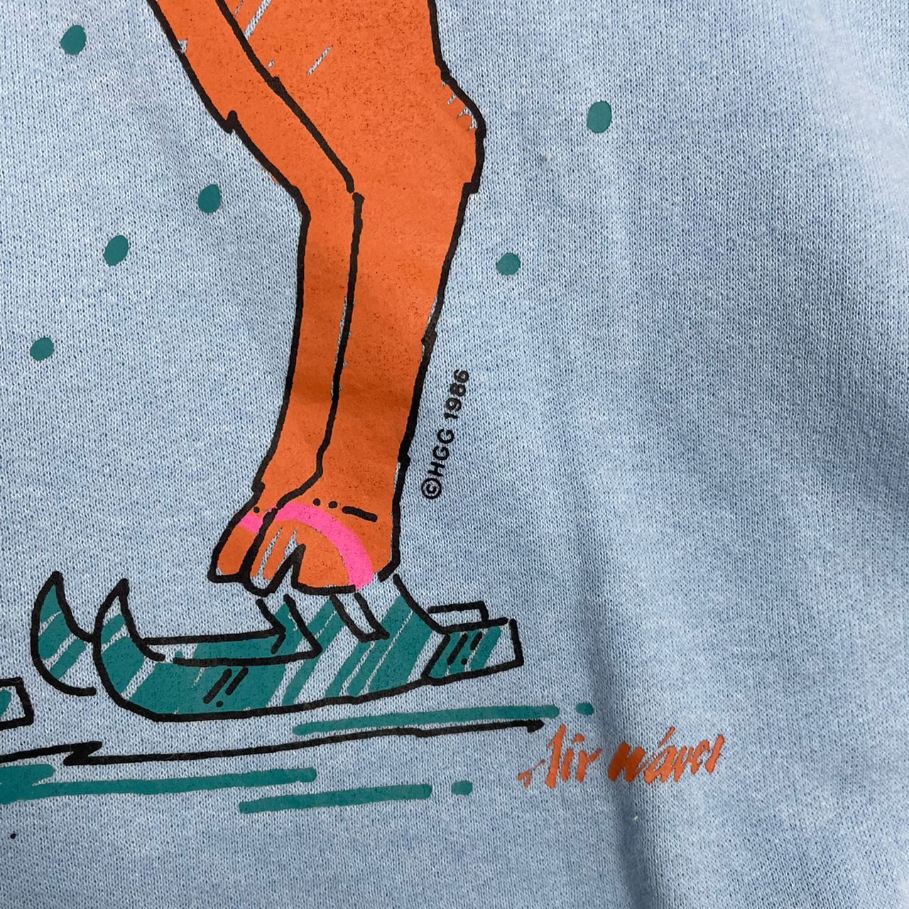 Vintage Vintage1986 Air waves Dina’s Reindeer Christmas Sweatshirt Size US M / EU 48-50 / 2 - 6 Thumbnail