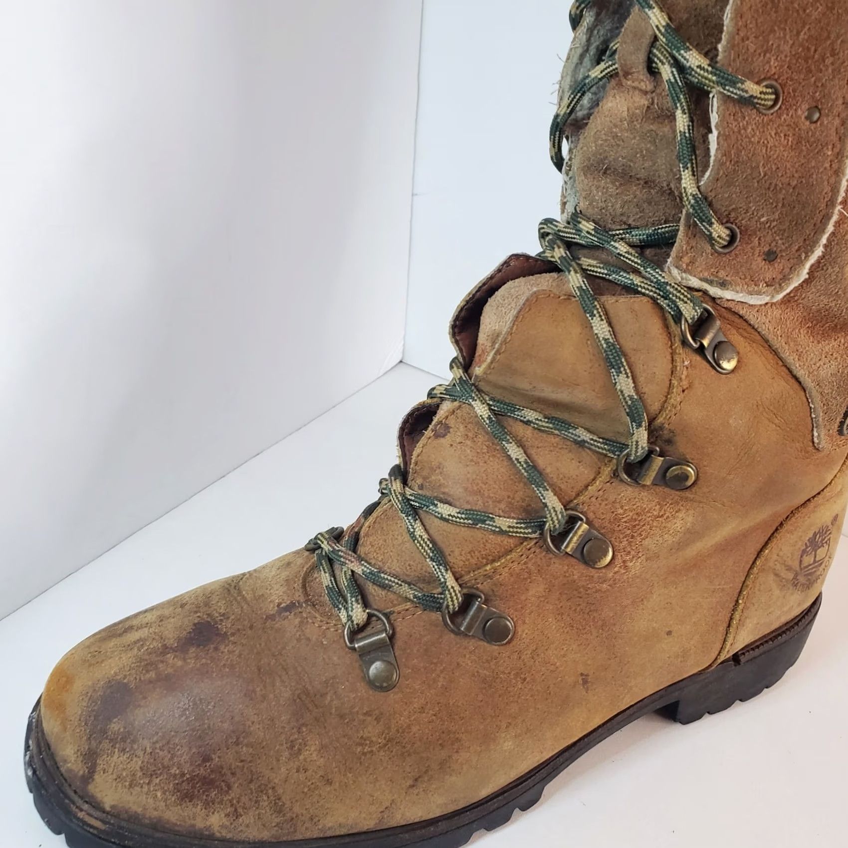 Timberland VINTAGE Timberland Earthkeepers Knee High Lineman Boot Womens 9 Brown Nubuck Suede Lace Up Fur Trim Waterproof Winter Size US 9 / IT 39 - 2 Thumbnail