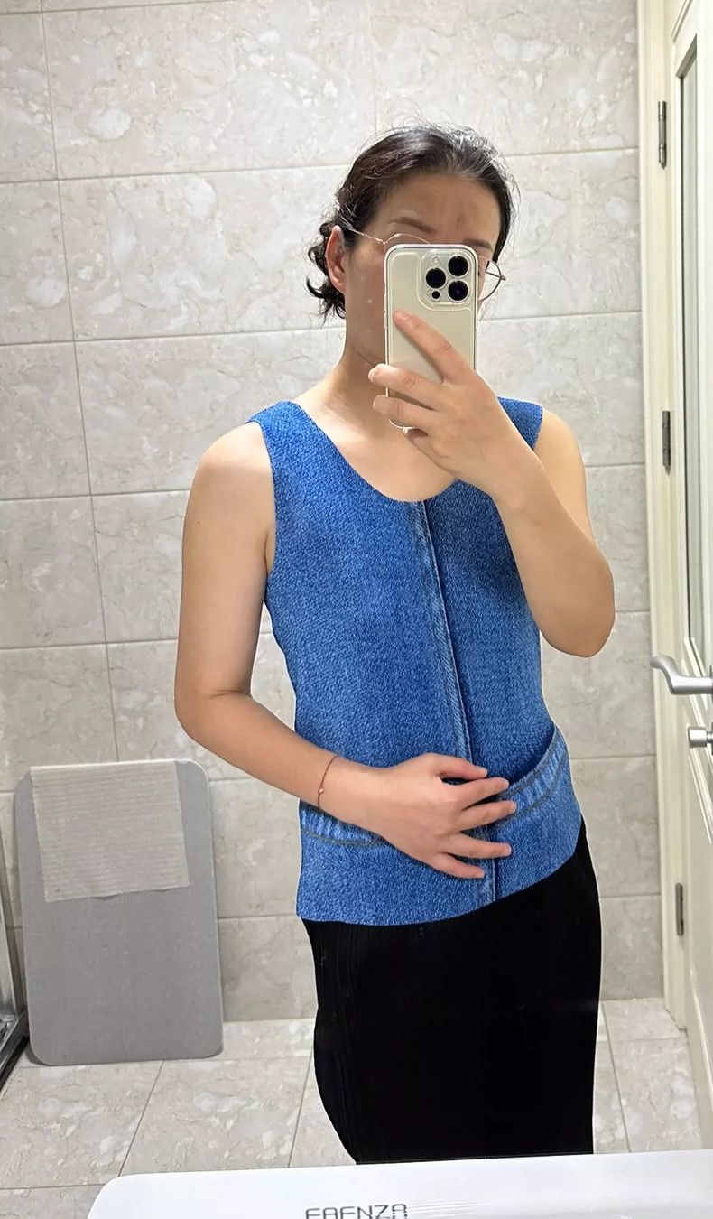 Issey Miyake Issey Miyake size:3 Blue vest Size M / US 6-8 / IT 42-44 - 6 Thumbnail