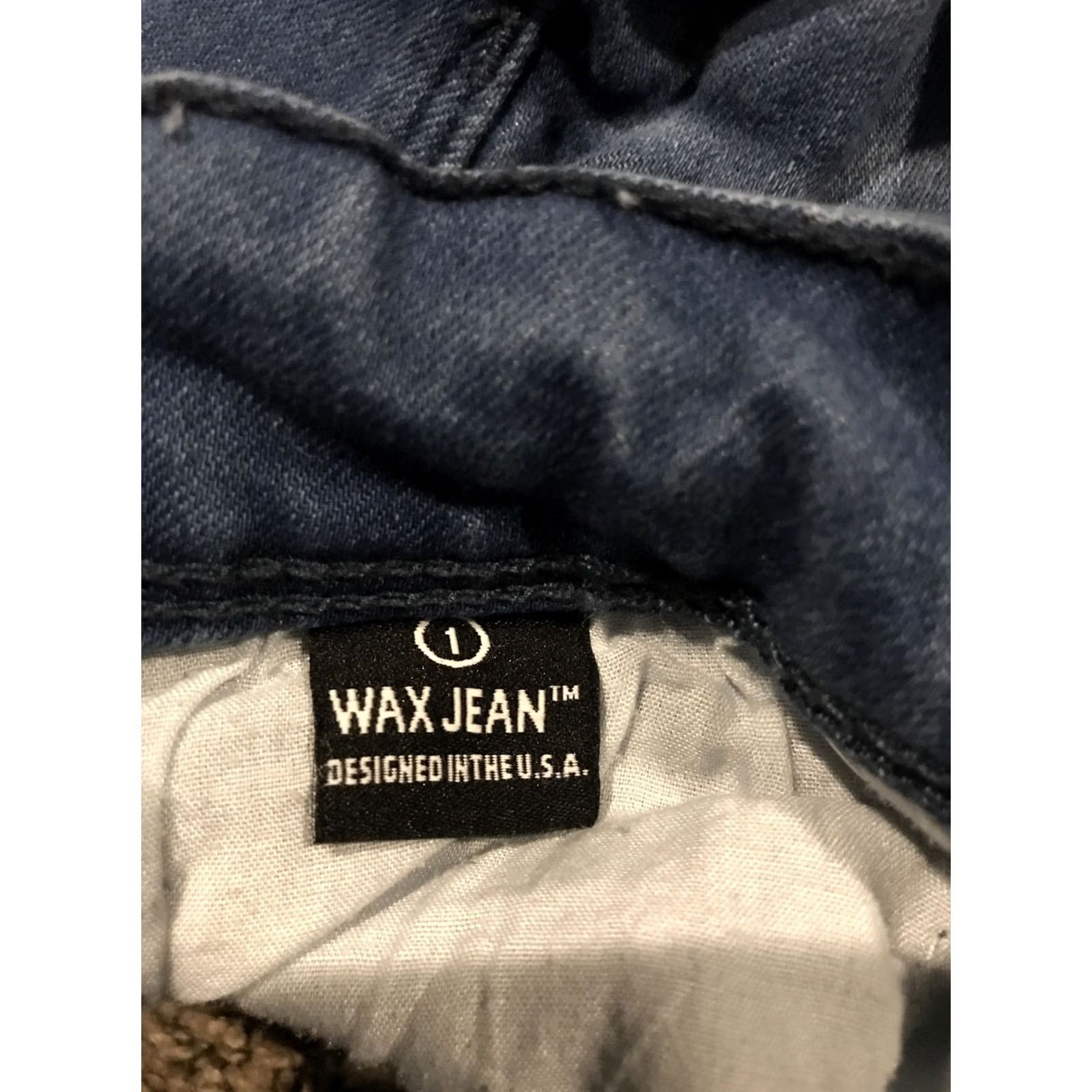 Denime Wax Jeans Skinny Jeans Junior Size 1 Womens Denim 26.5in Inseam Blue Cotton Blend Stretch Slim A50 Womens Size 25" / US 0 / IT 36 - 3 Thumbnail
