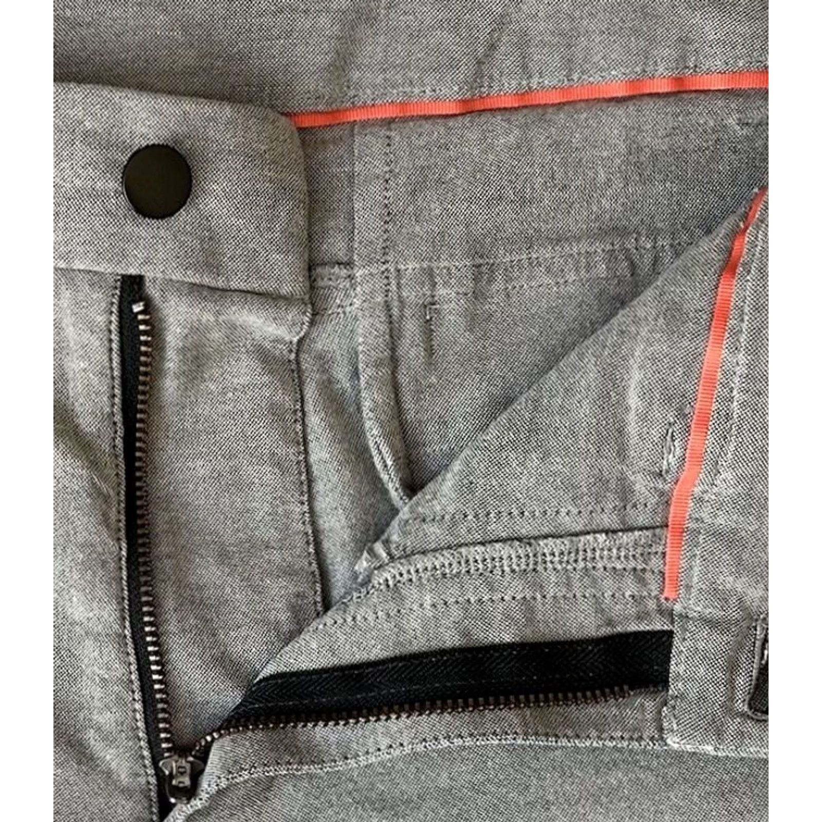 Lululemon Lululemon Commission Short Qwick Oxford Men’s 32 Shirt Casual Travel Gray Solid 32 Inseam 11 Relaxed Mens Size US 32 / EU 48 - 6 Thumbnail