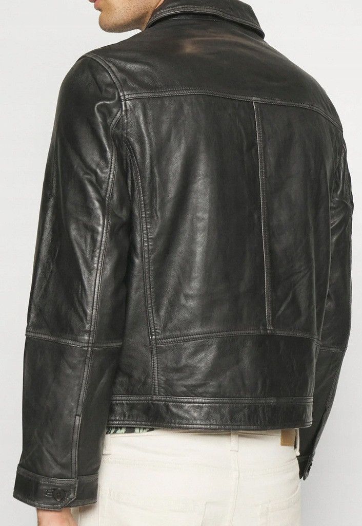 Zadig & Voltaire !DS! SS23 Zadig & Voltaire Lasso Dyed Leather Jacket Size US M / EU 48-50 / 2 - 3 Thumbnail