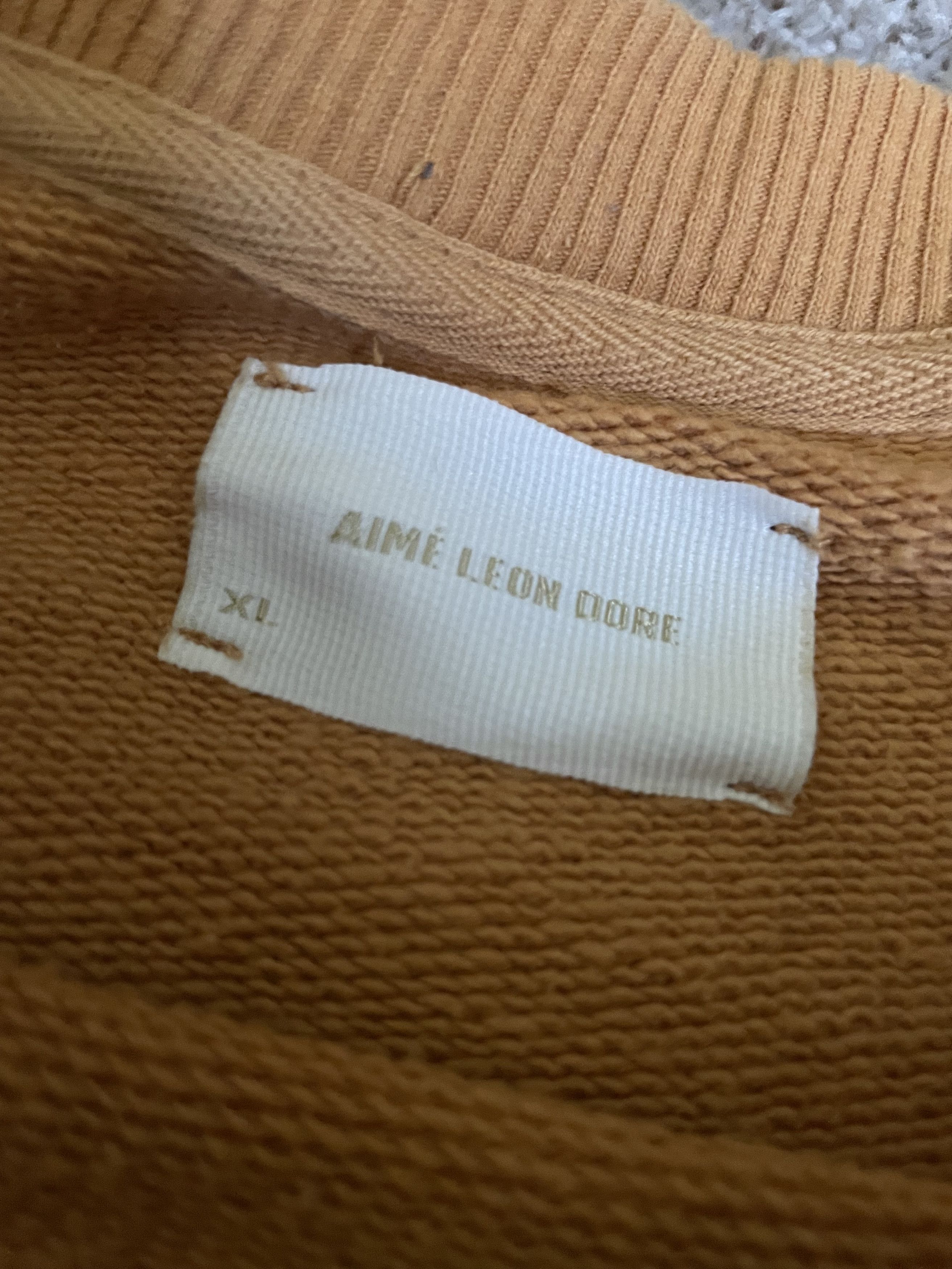 Aime Leon Dore Aime Leon Dore Uniform Crewneck Gold / Yello Size US XL / EU 56 / 4 - 3 Thumbnail