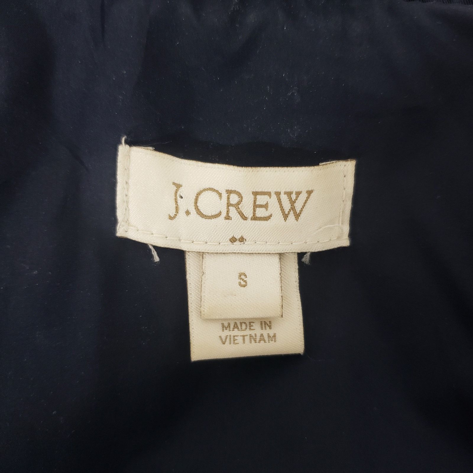J.Crew J. Crew Polka Dot Quilted Puffer Vest Full zip up Pockets S Size S / US 4 / IT 40 - 9 Thumbnail