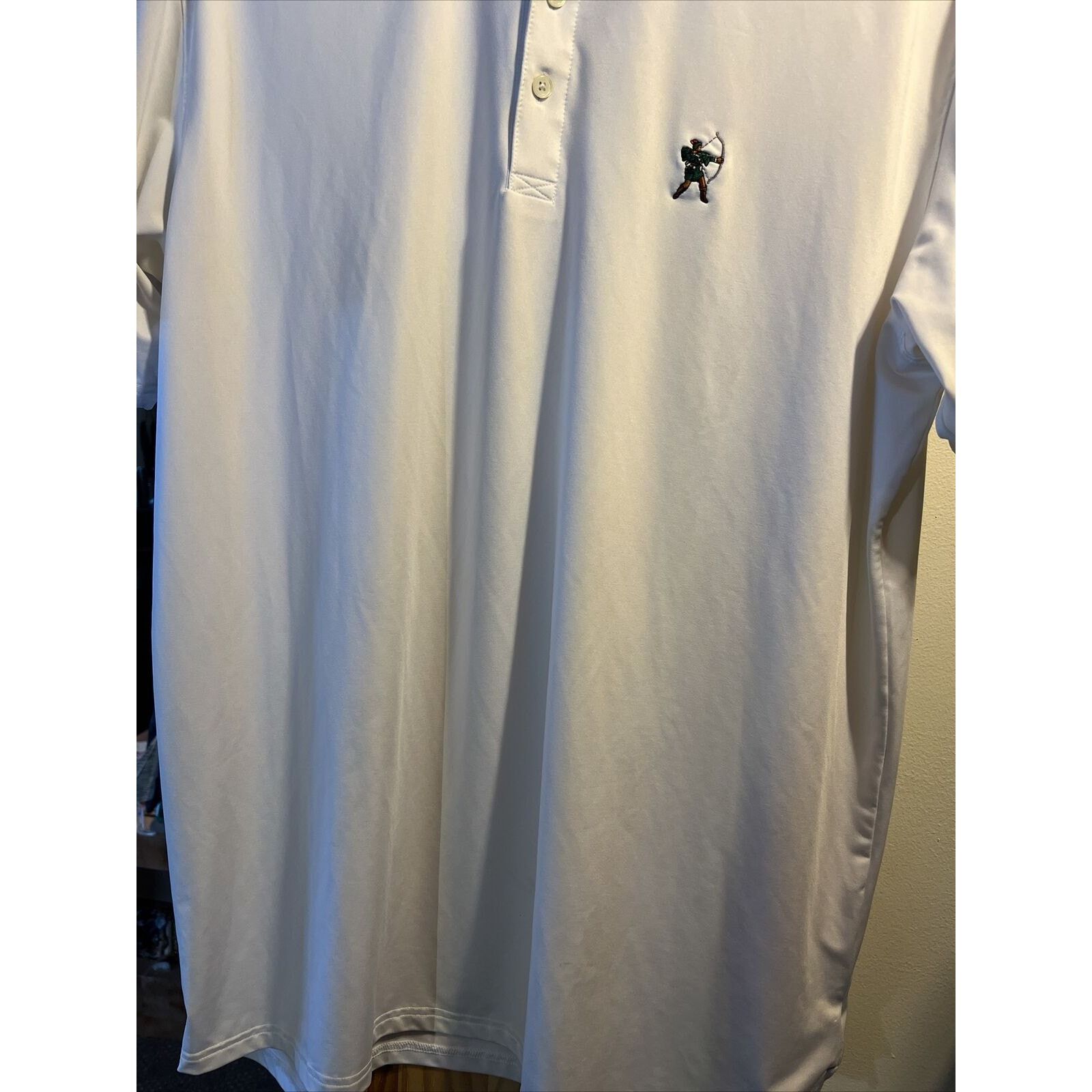 Other Holderness & Bourne Mens XL White Polyester Blend Polo Shirt Size US XL / EU 56 / 4 - 10 Thumbnail