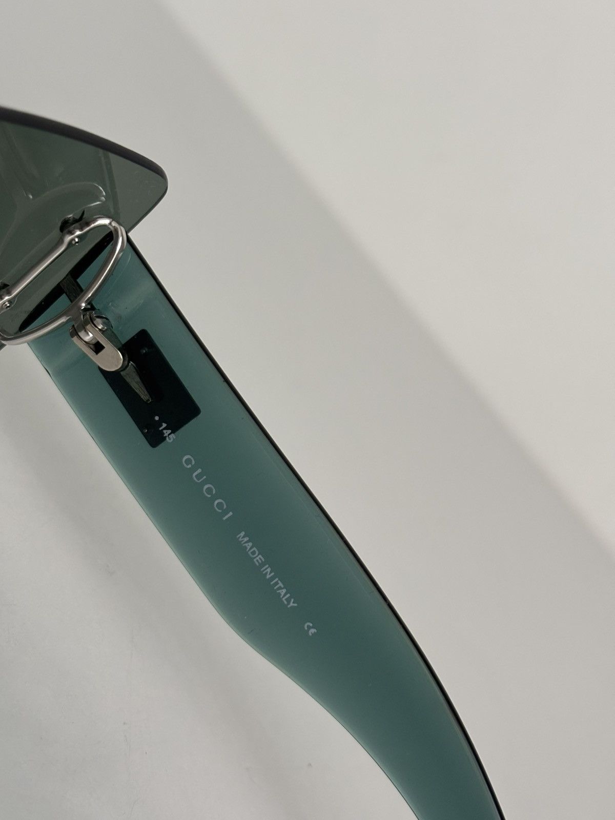 Gucci Gucci rimless sunglasses transparent green vintage luxury Size ONE SIZE - 9 Thumbnail