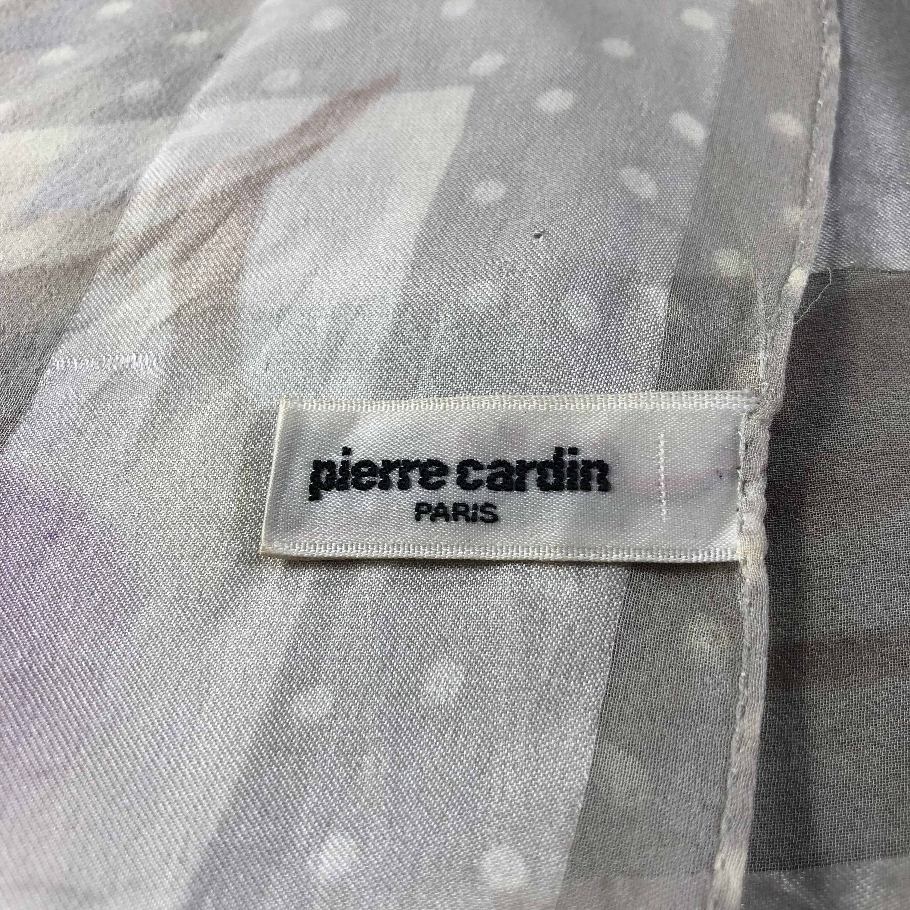 Pierre Cardin Vintage Pierre Cardin Slit Thread Silk Scarf M655 Size ONE SIZE - 14 Thumbnail