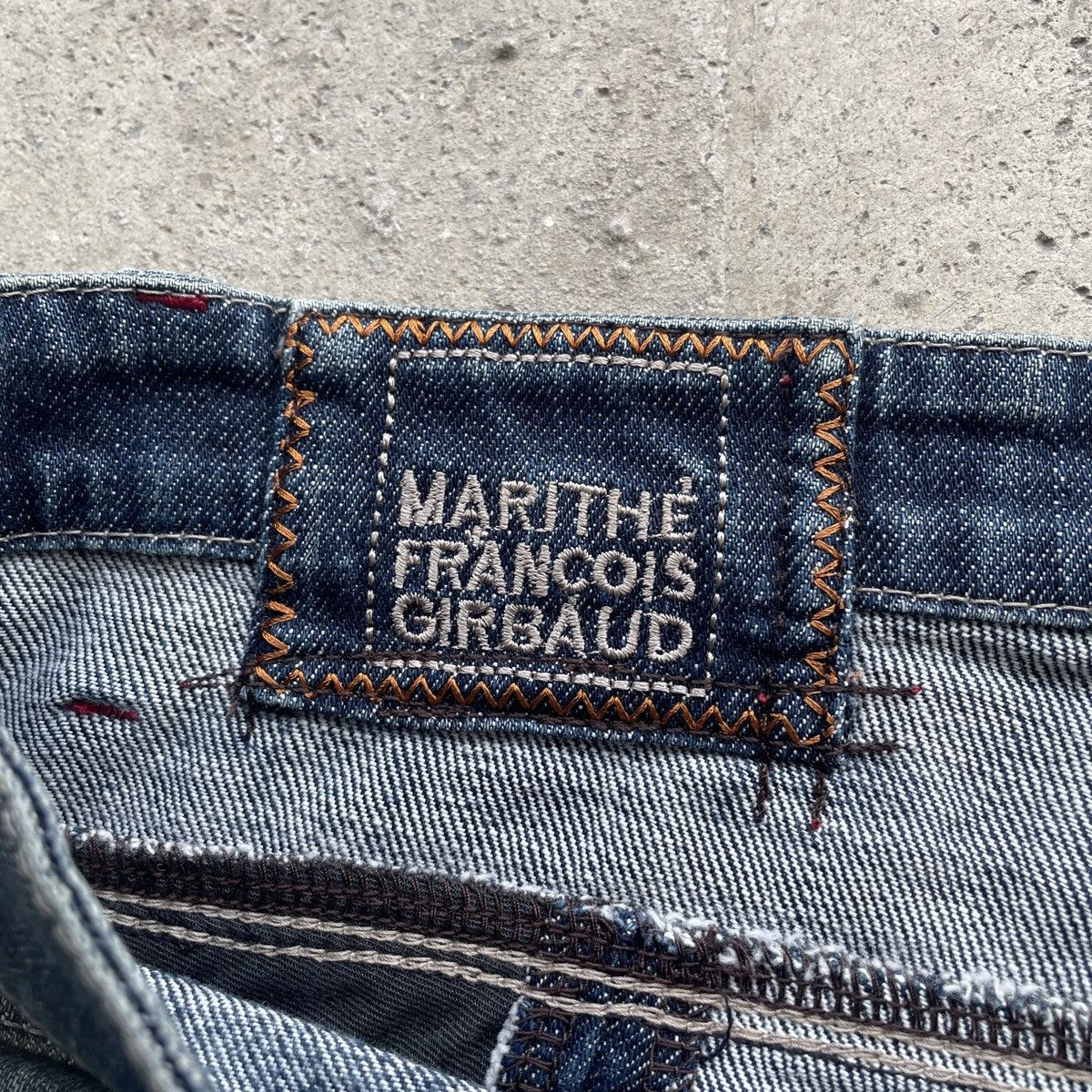 Marithe + Francois Girbaud Vintage Marithe Francois Girbaud FLARE Faded Jeans Pants Size US 35 - 7 Thumbnail
