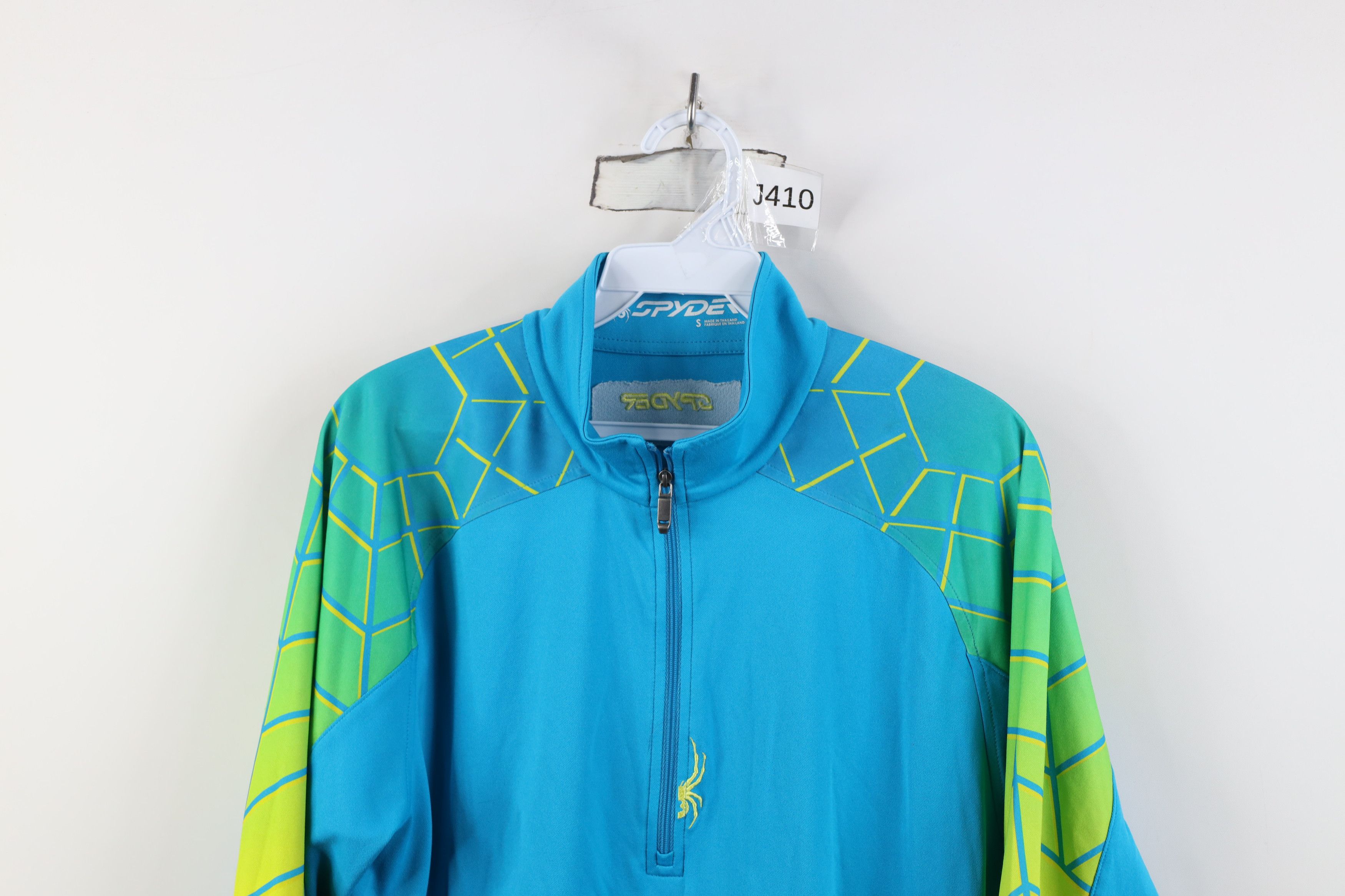 Spyder Vintage Spyder Big Logo Half Zip Pullover Jacket Top Blue Size US S / EU 44-46 / 1 - 2 Thumbnail
