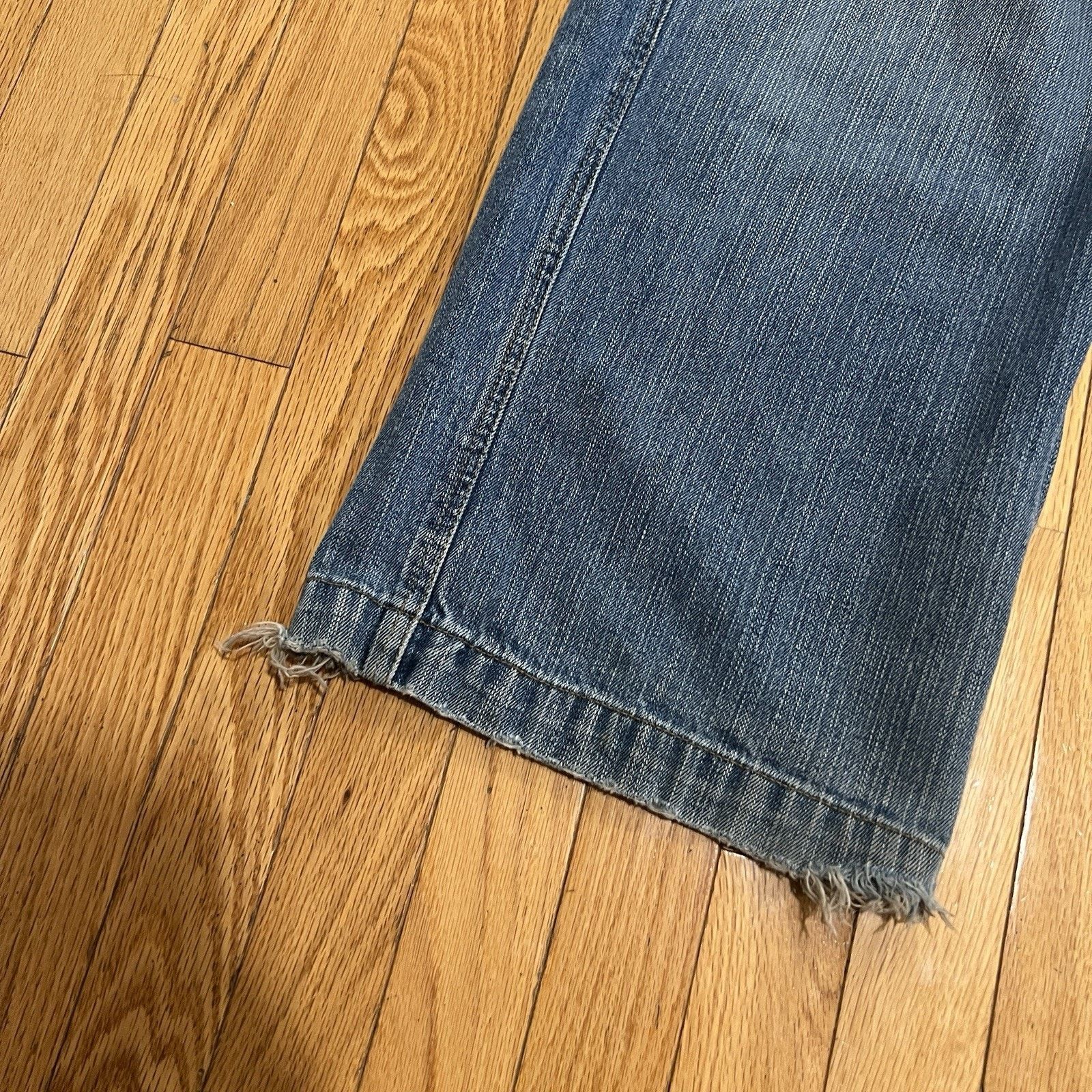 JNCO Vintage Y2K Jnco Jeans Crown Design Baggy Y2K Distressed Size US 31 - 5 Thumbnail