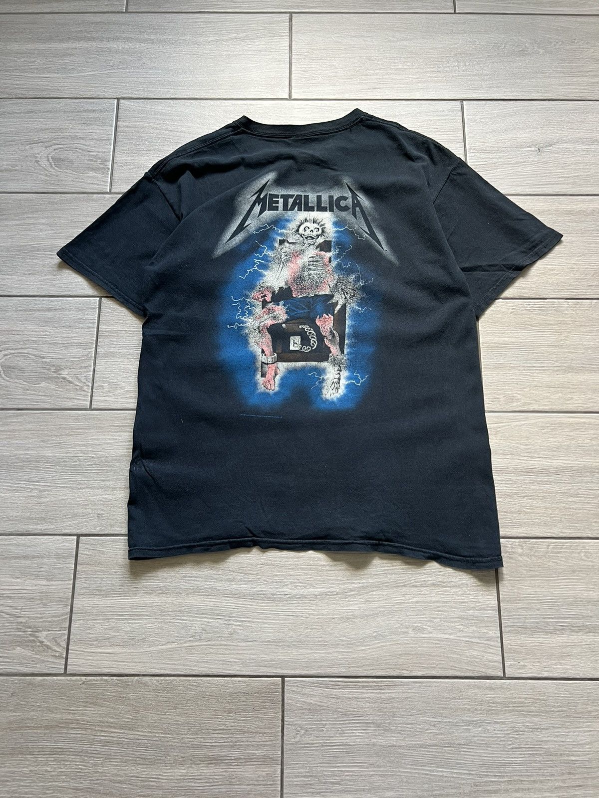 Band Tees Metallica Kill Em All Hetfield Boot T Shirt 2007 Vintage Size US L / EU 52-54 / 3 - 7 Thumbnail