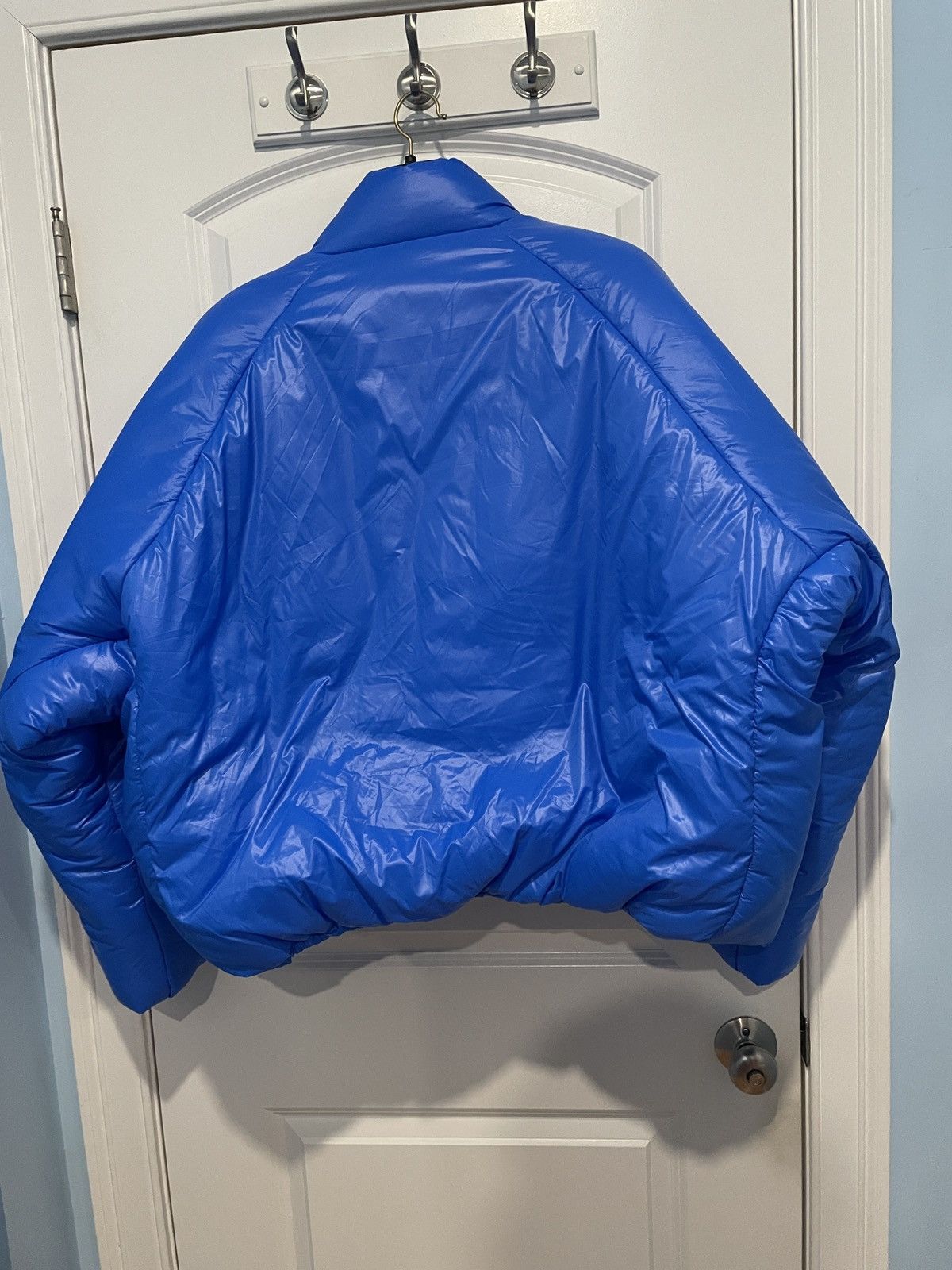 Balenciaga × Gap × Kanye West Yeezy Gap Balenciaga Blue Round Jacket Medium Size US M / EU 48-50 / 2 - 2 Thumbnail