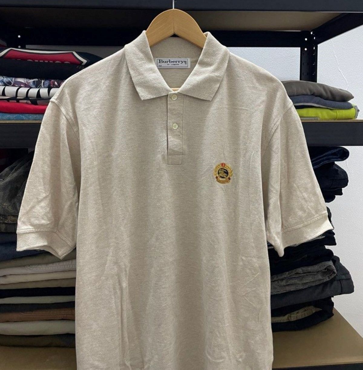 Burberry 🔥last drop before delete🔥VINTAGE BURBERRY POLO SHIRT Size US L / EU 52-54 / 3 - 2 Thumbnail