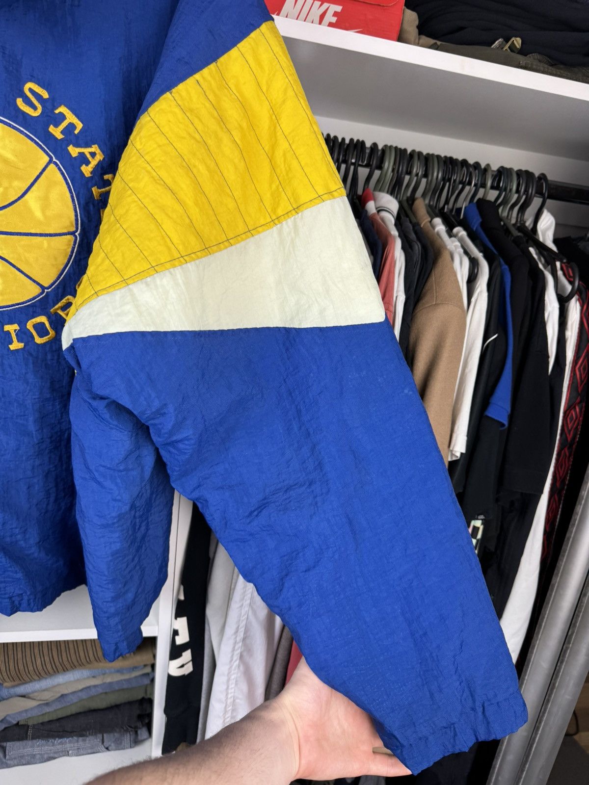 Starter Vintage Golden State Warriors Starter Pullover Anorak Jacket Size US L / EU 52-54 / 3 - 19 Thumbnail