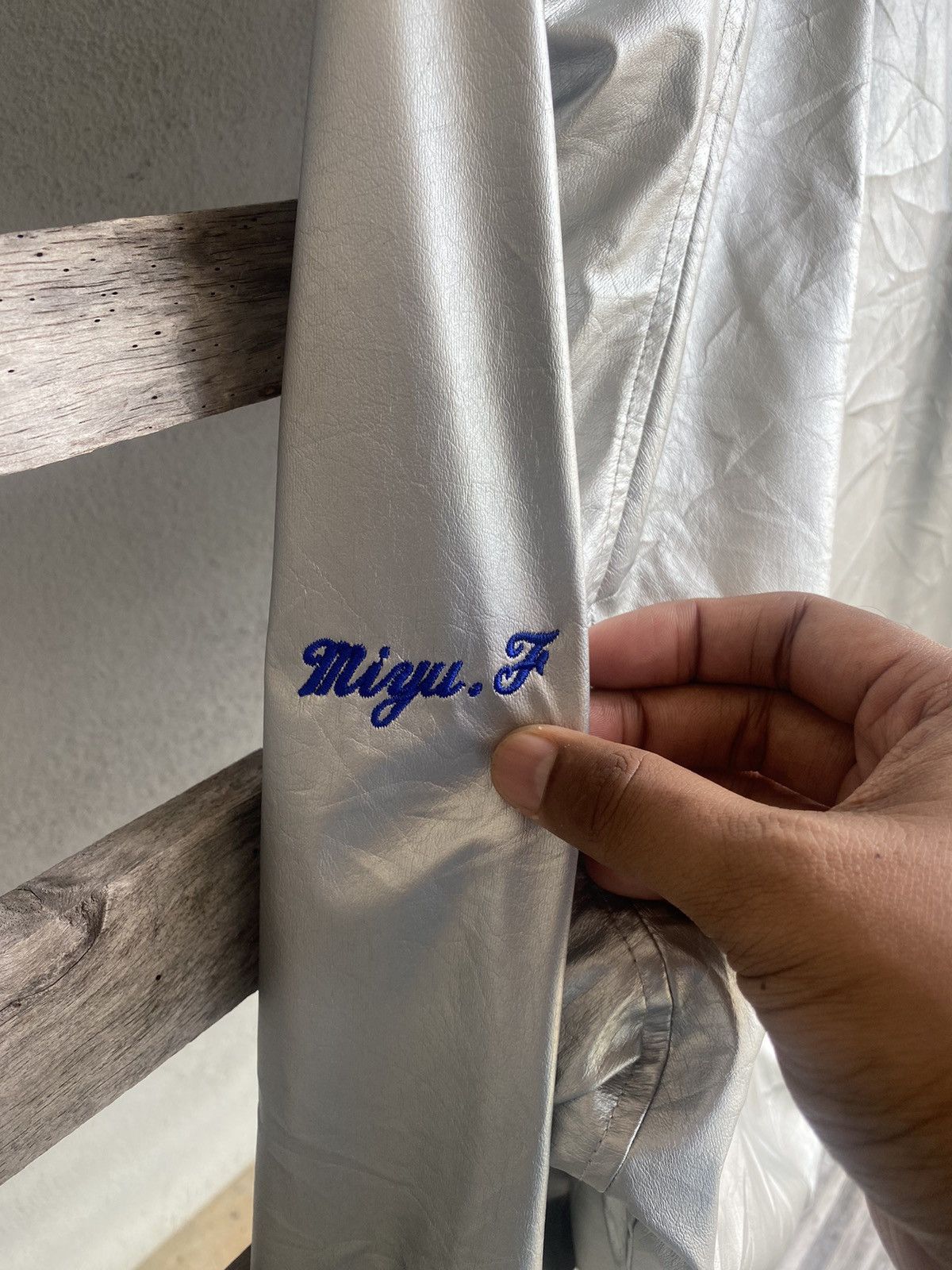 MLB × Mizuno × Vintage Vintage 90s Mizuno Bomber Varsity Jacket Size US L / EU 52-54 / 3 - 10 Thumbnail