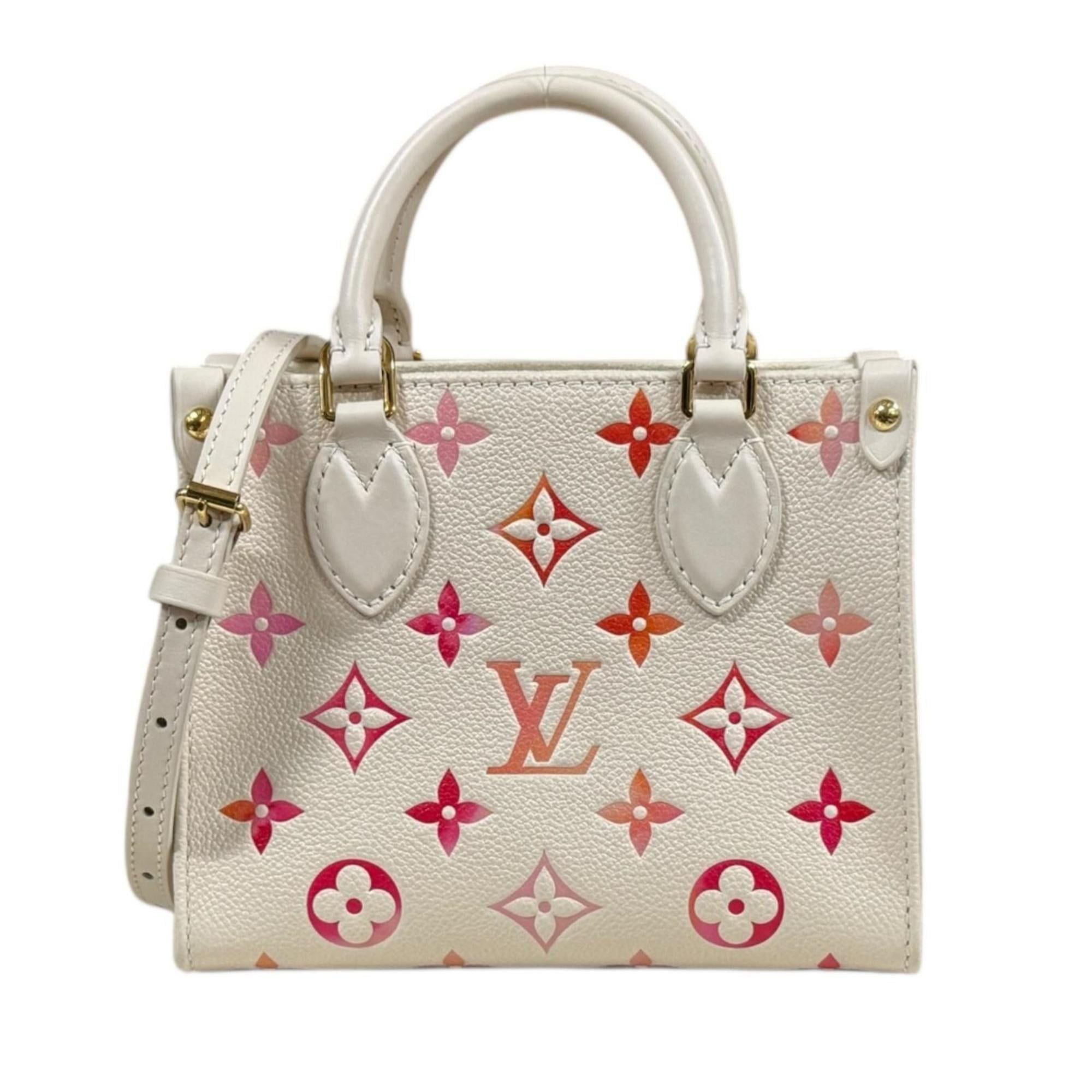 Louis Vuitton Sunrise Aquarelle On the Go BB Monogram Empreinte Shoulder Bag M47115 Women's Pre-owned 2-Way