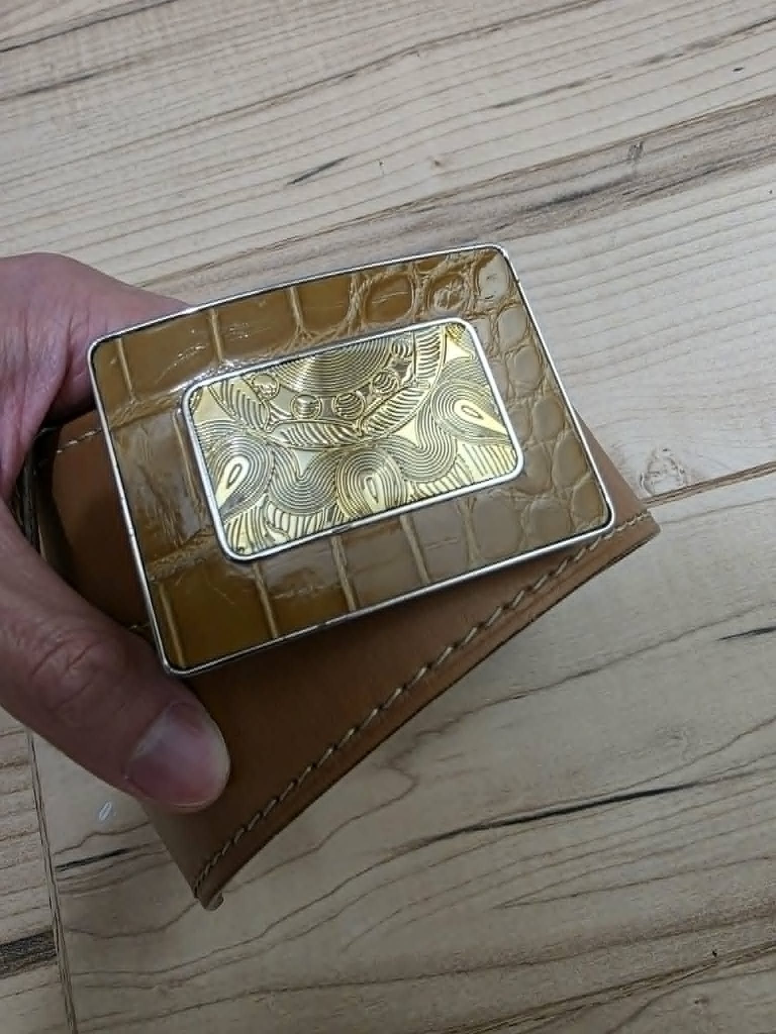 Prada Prada Croc-Embossed Leather Belt with Buckle Size ONE SIZE - 1 Thumbnail