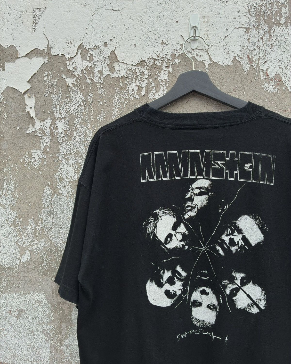 Band Tees Vintage 90’s Rammstein Mexican Bootleg Tee Size US XL / EU 56 / 4 - 4 Thumbnail