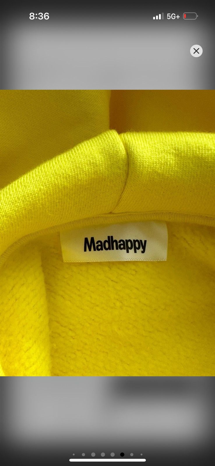 Madhappy 💛Madhappy💛Snapchat Boxy Fit Hoodie Size small Size US XS / EU 42 / 0 - 2 Thumbnail