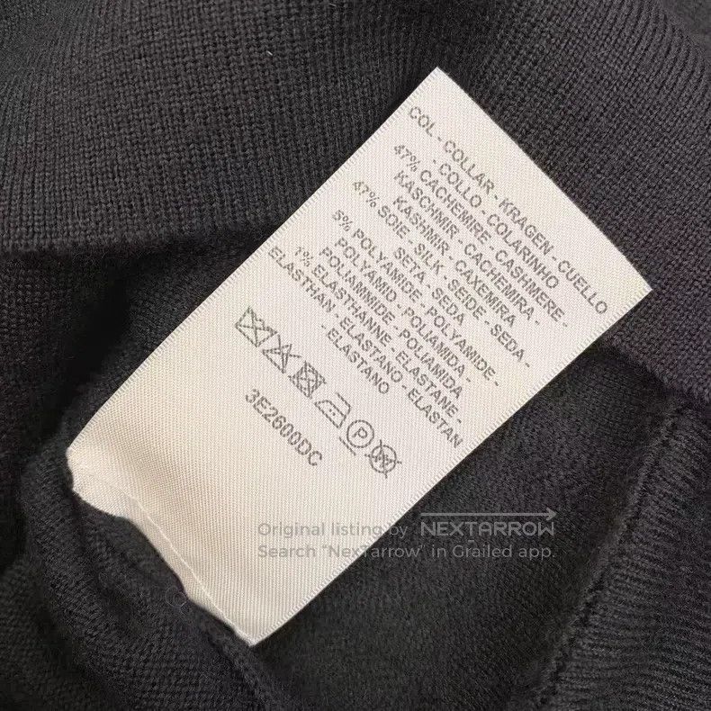 Hermes Hermes Wool Black Relief Full-Print Short Sleeve Size XS / US 0-2 / IT 36-38 - 5 Thumbnail