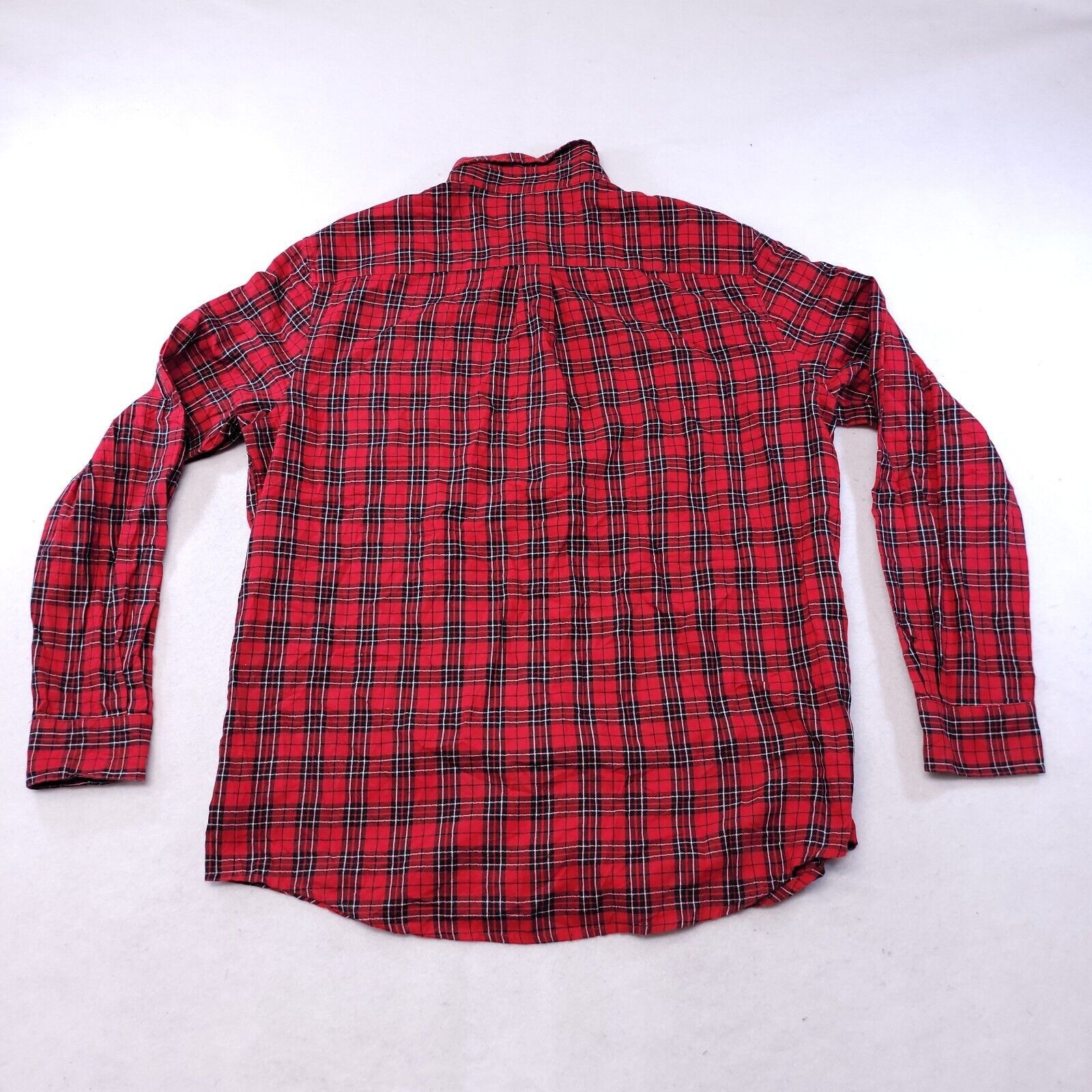 Chaps Chaps Tartan Flannel Shirt Men Size Extra Large XL Red Black Size US XL / EU 56 / 4 - 10 Thumbnail